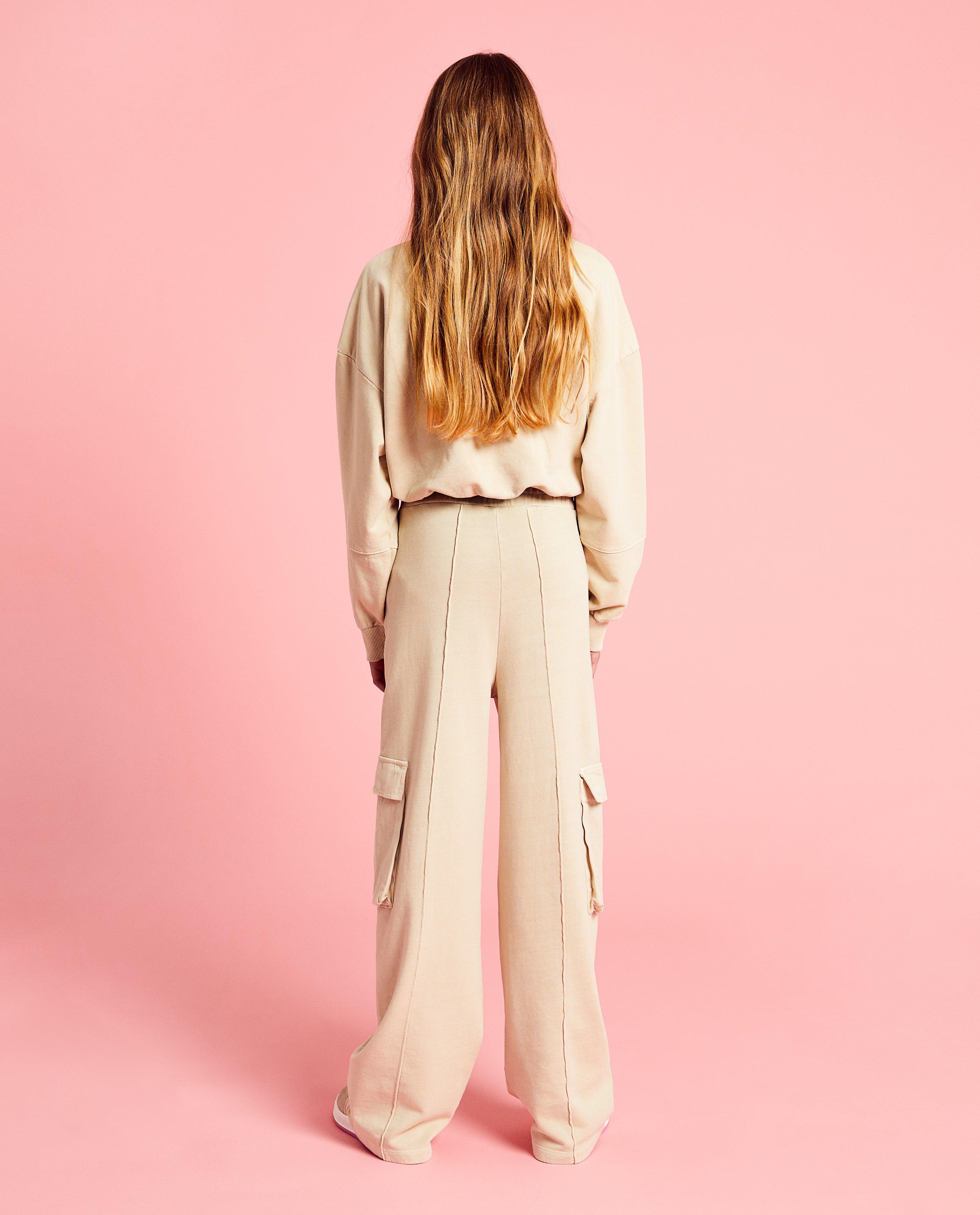 Broeken - Beige joggingbroek, 6-14 jaar