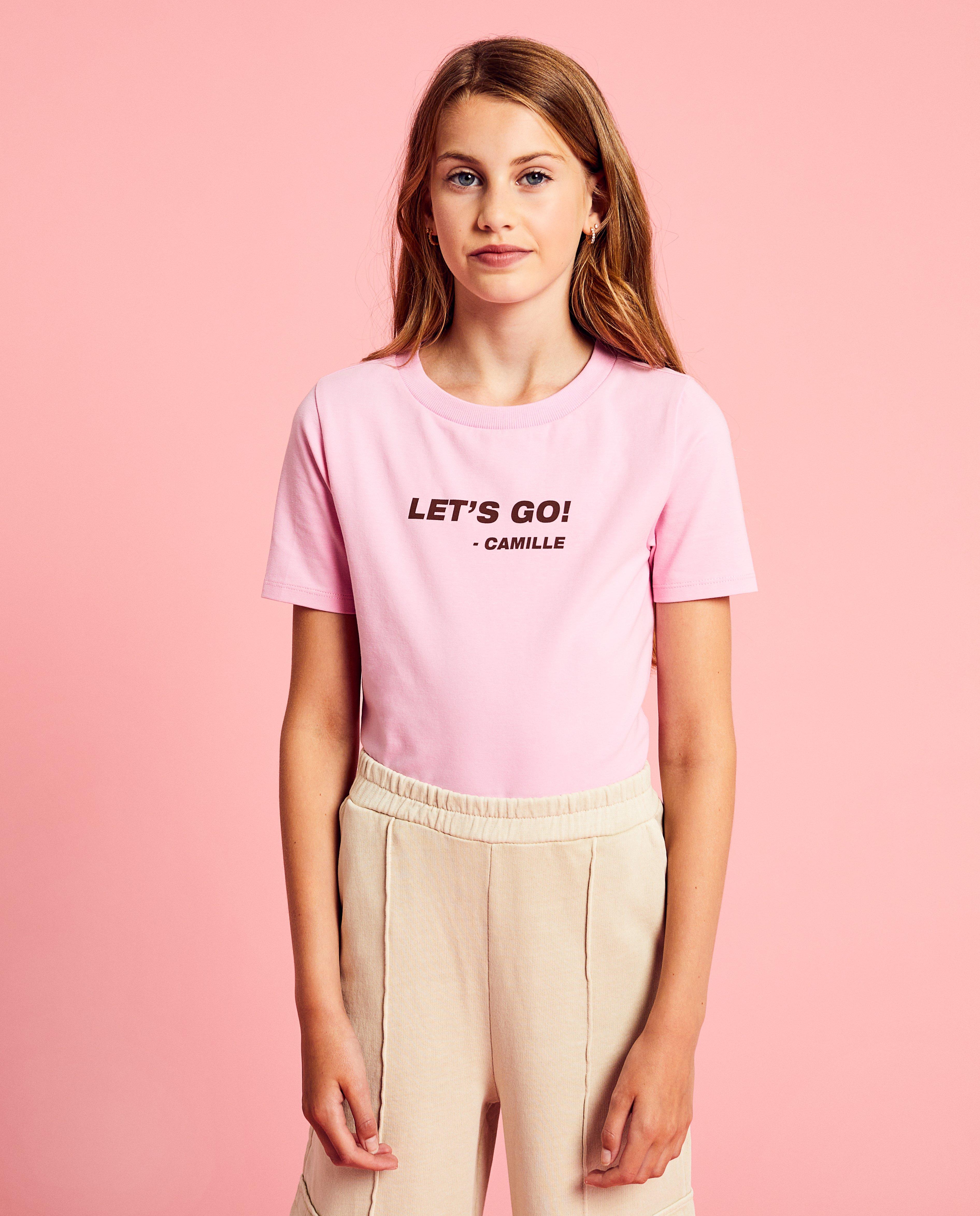 T shirt met opschrift 6 14 jaar CAMILLE JBC Belgie Belgie