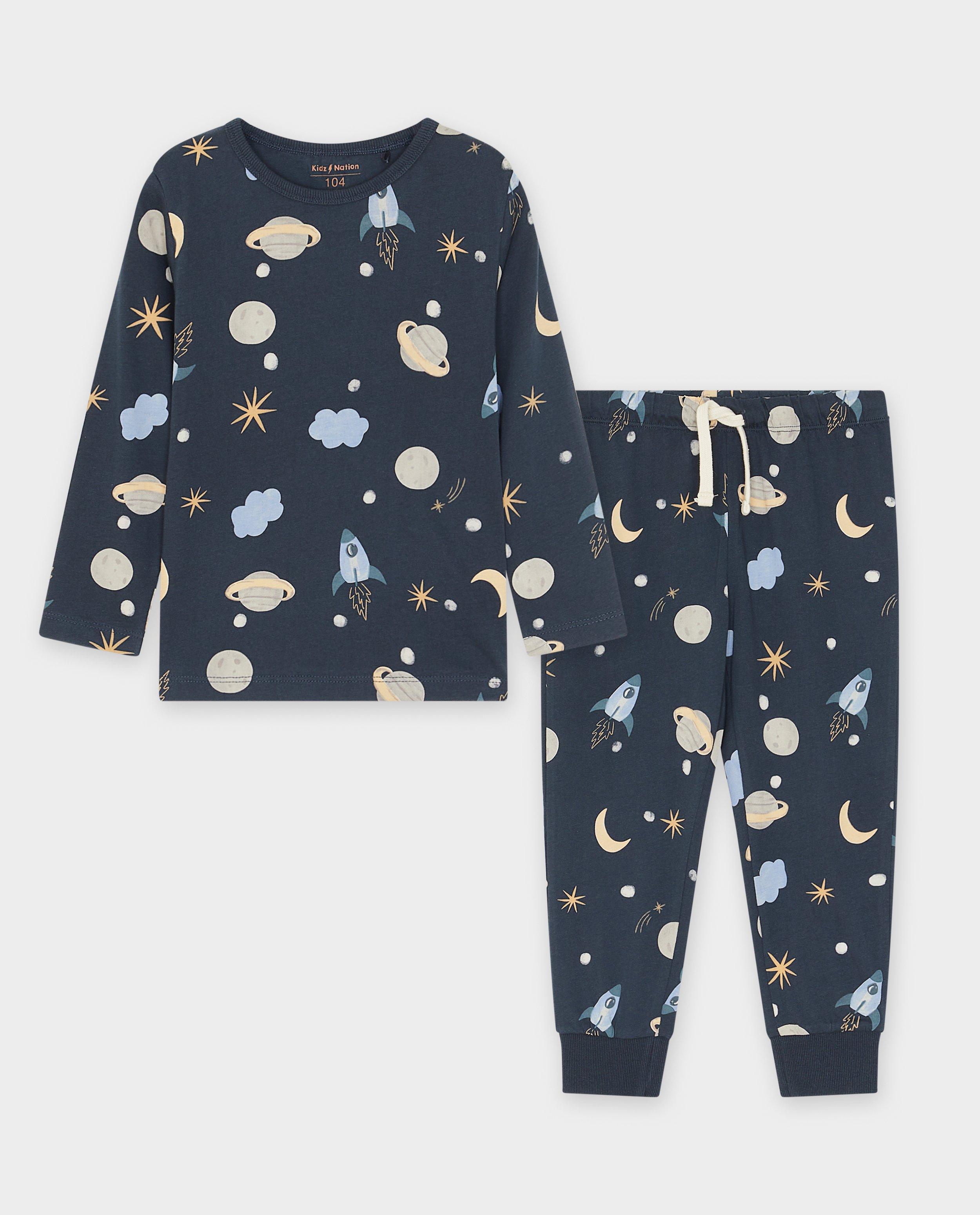 Nachtkleding - Pyjama met ruimteprint