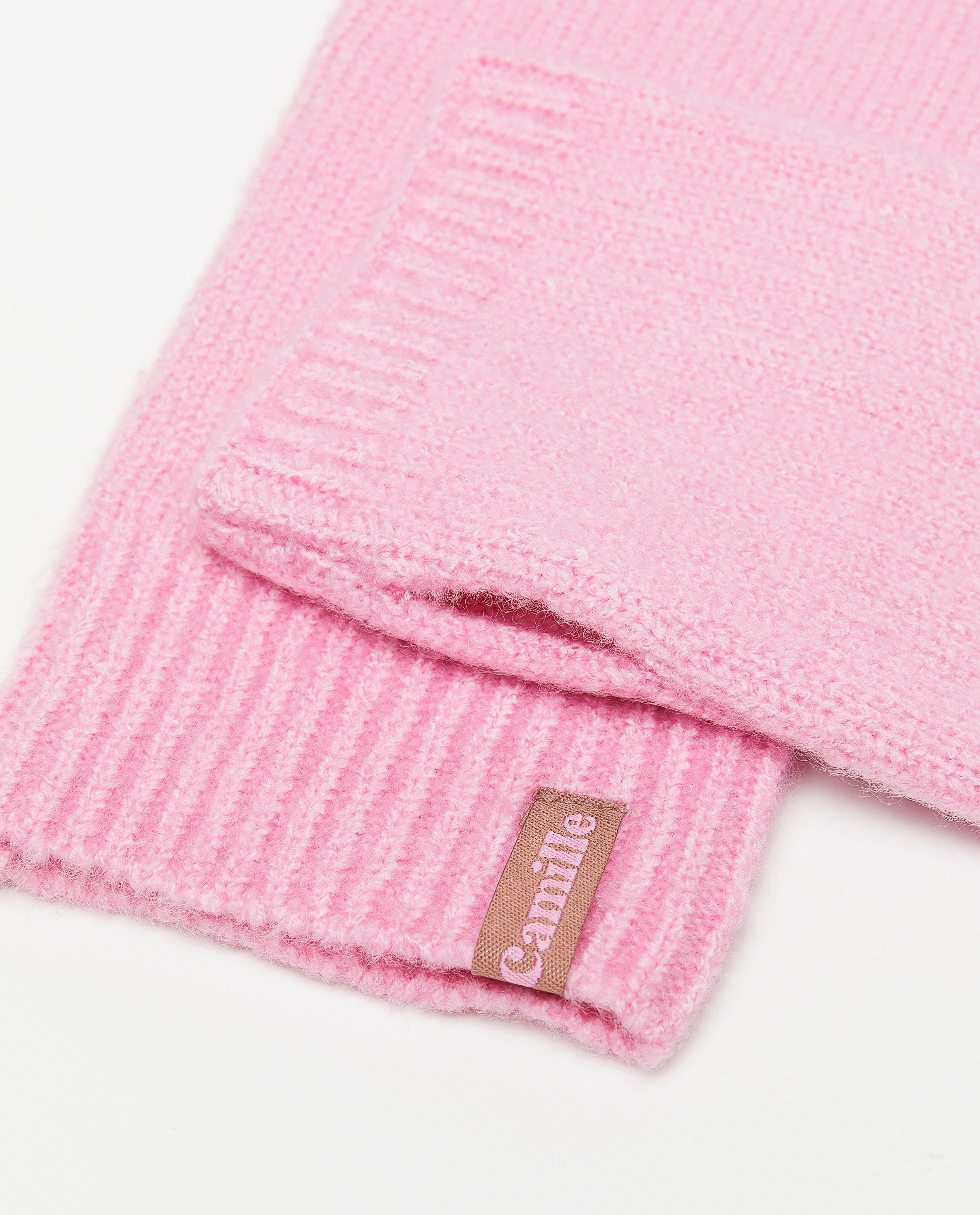 Breigoed - Roze armwarmers
