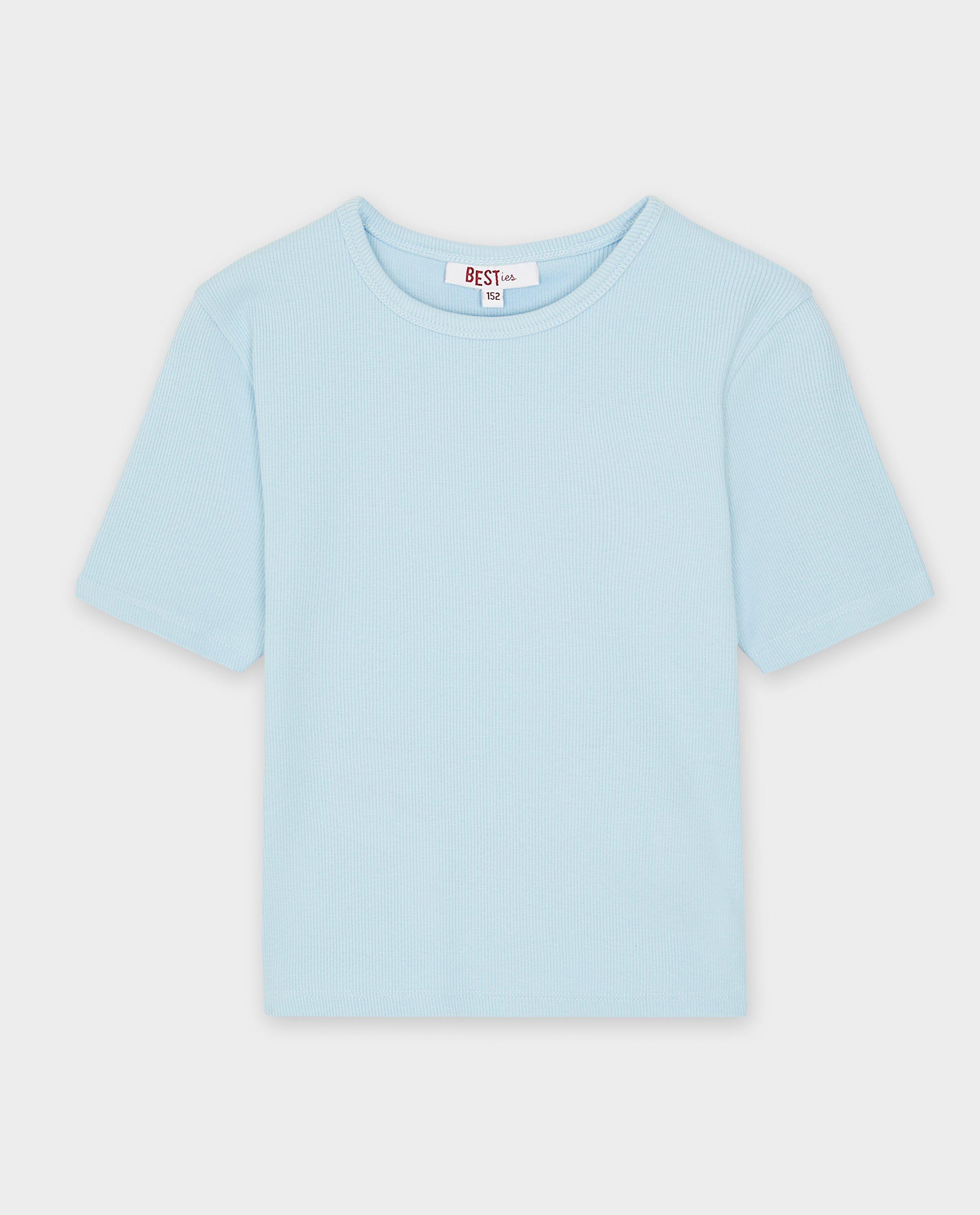 Wit T-shirt - Product Detail - lichtblauw - afbeelding nummer 4