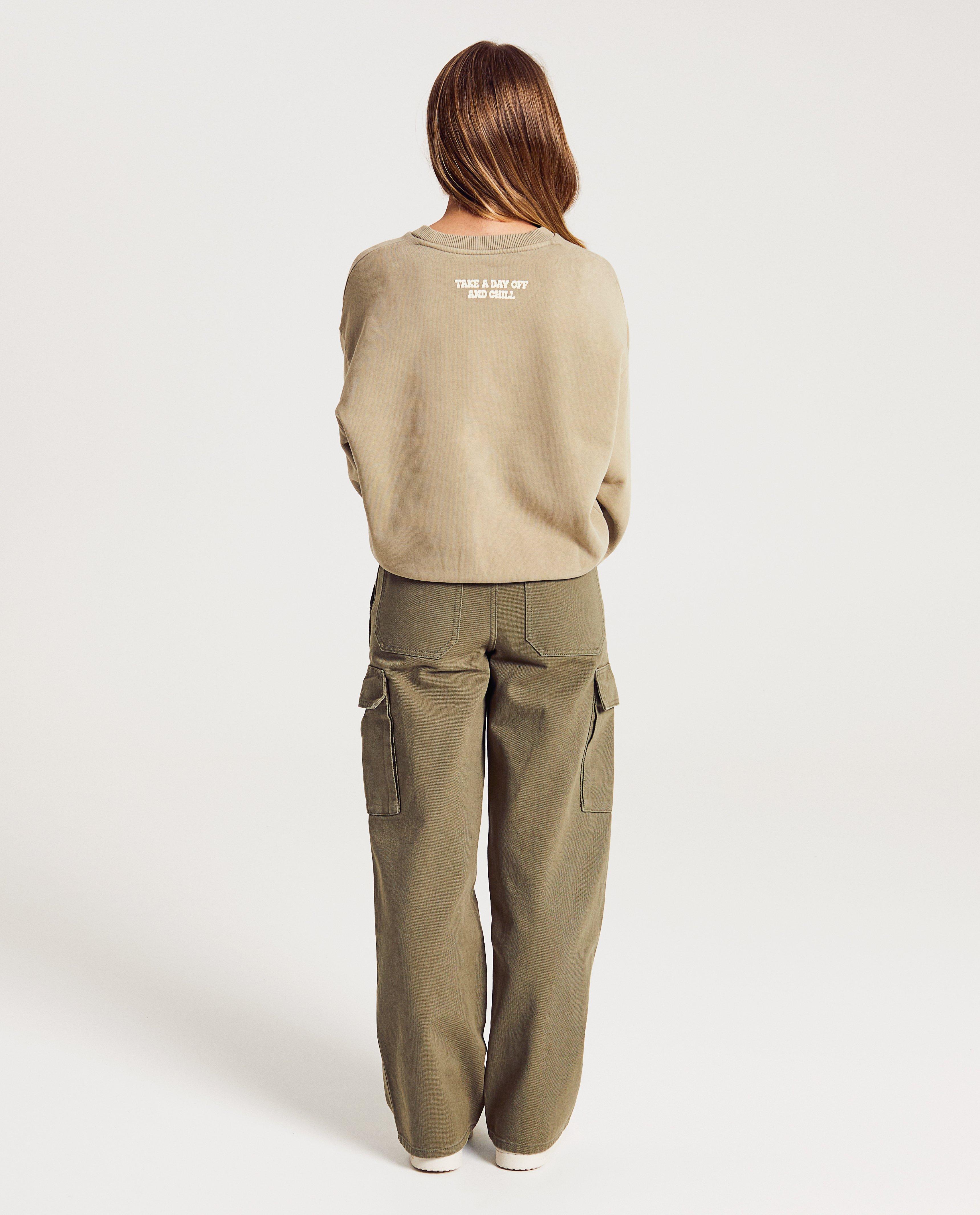 Sweater met print, oversized fit - Product Detail - lichtgroen - afbeelding nummer 3