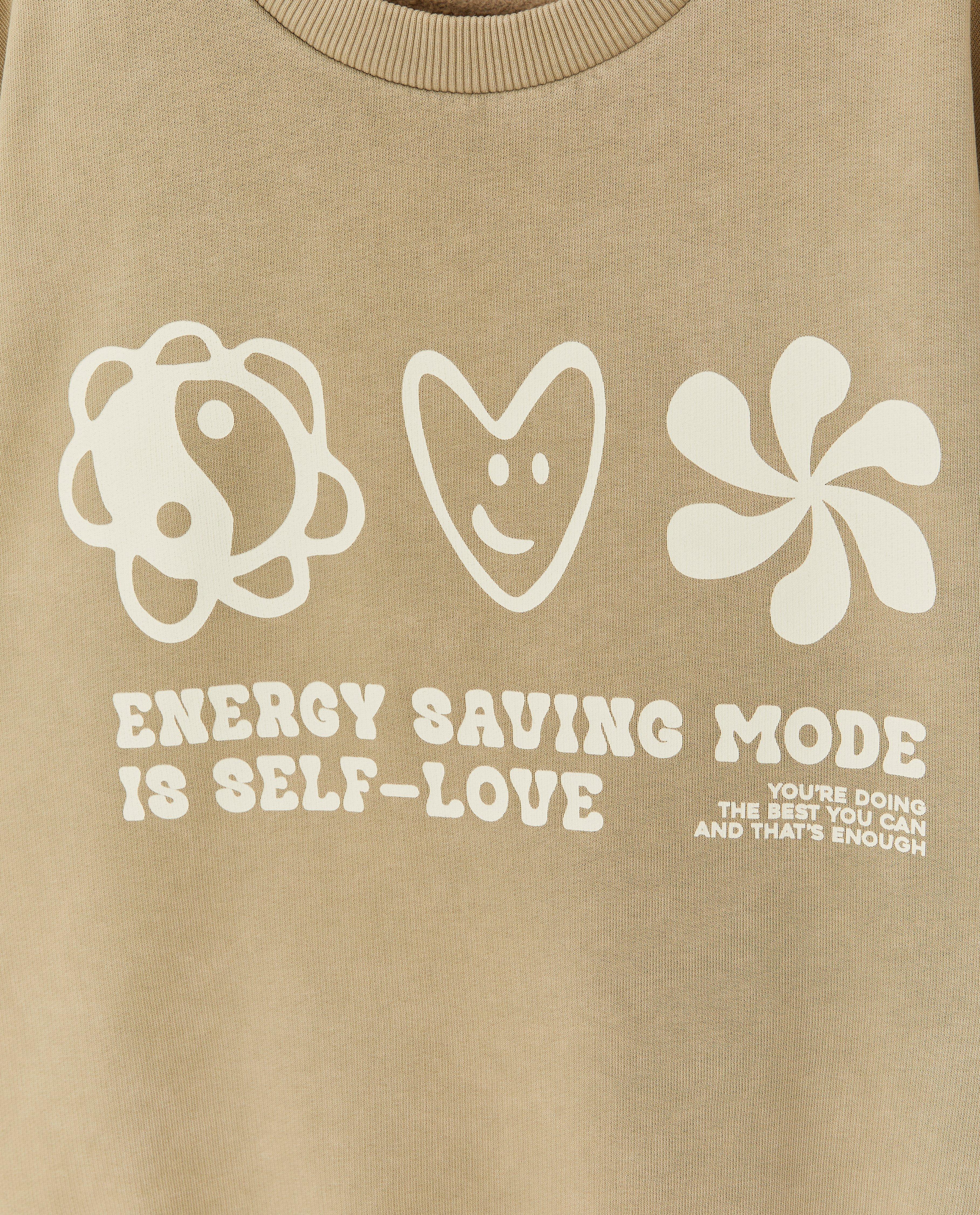 Sweater met print, oversized fit - Product Detail - lichtgroen - afbeelding nummer 6