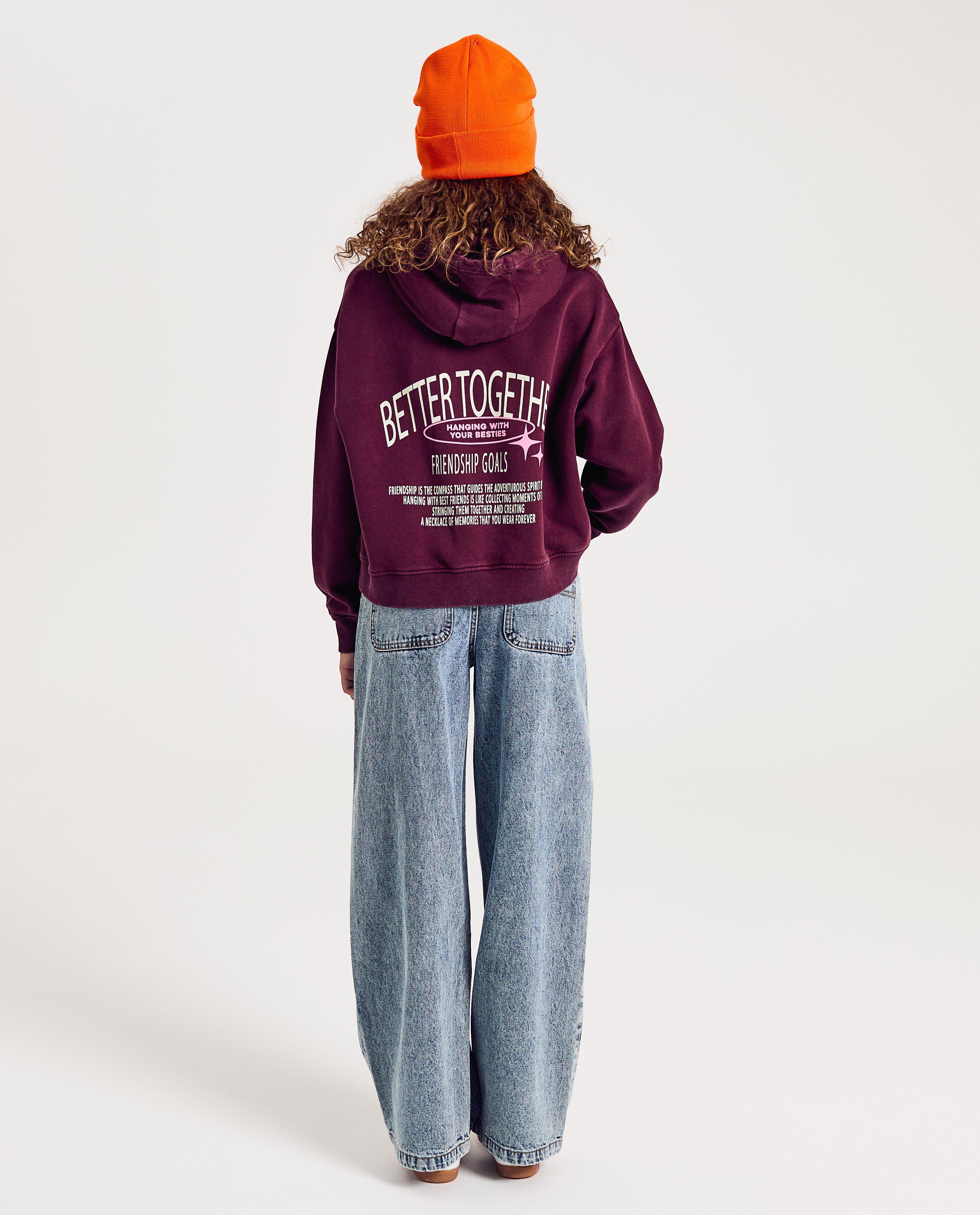 Sweaters - Hoodie met backprint