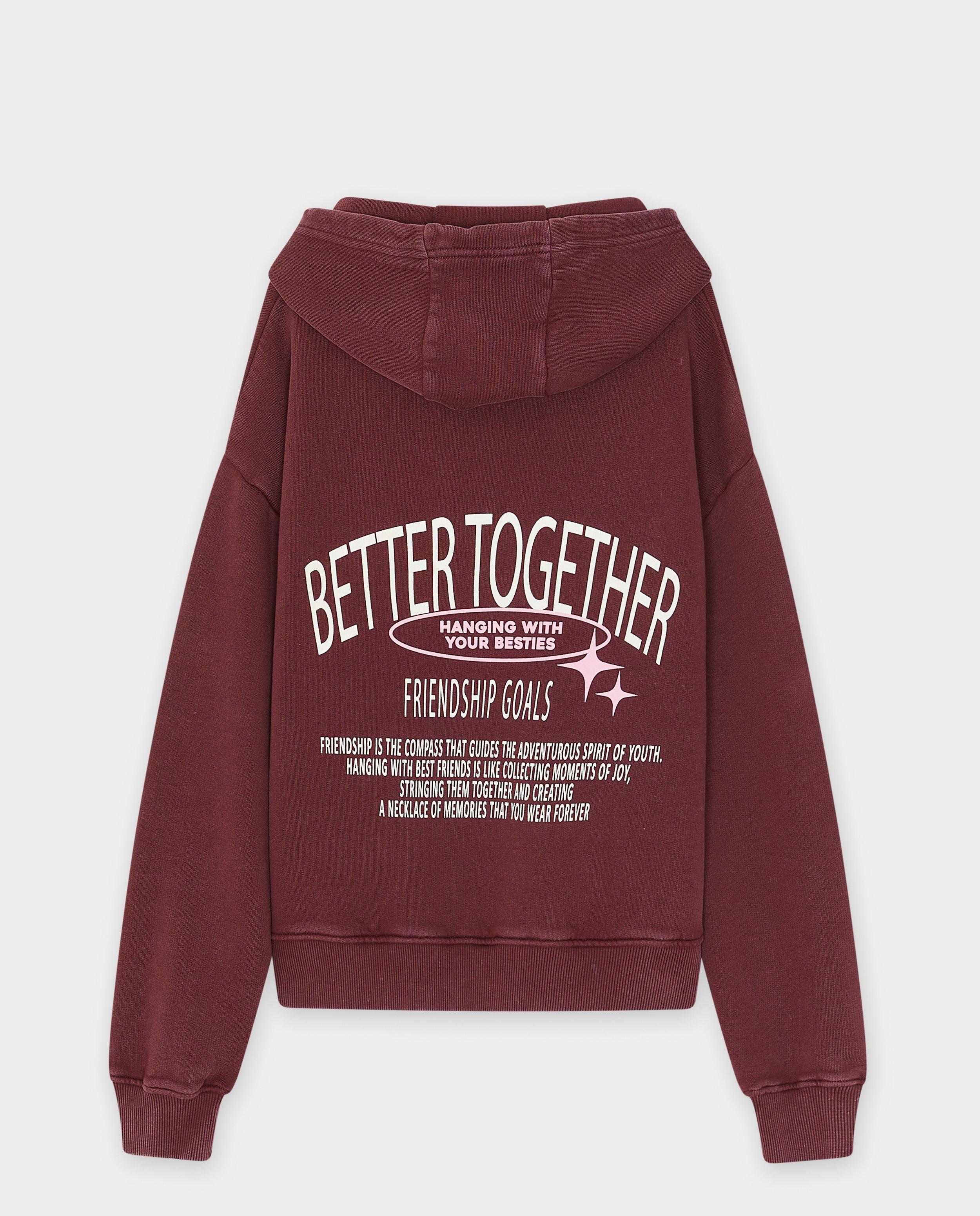Sweaters - Hoodie met backprint