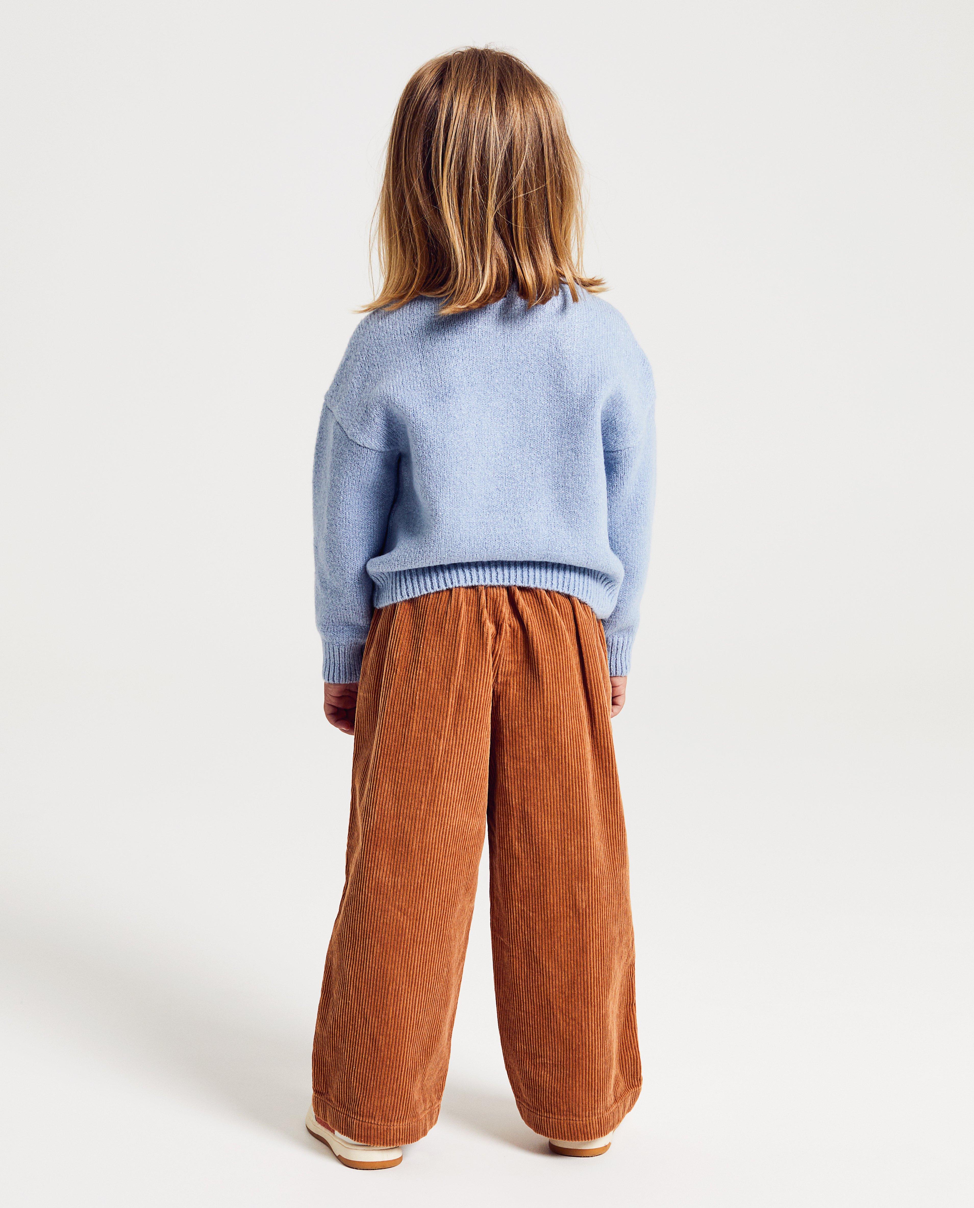 Broeken - Bruine broek van ribfluweel