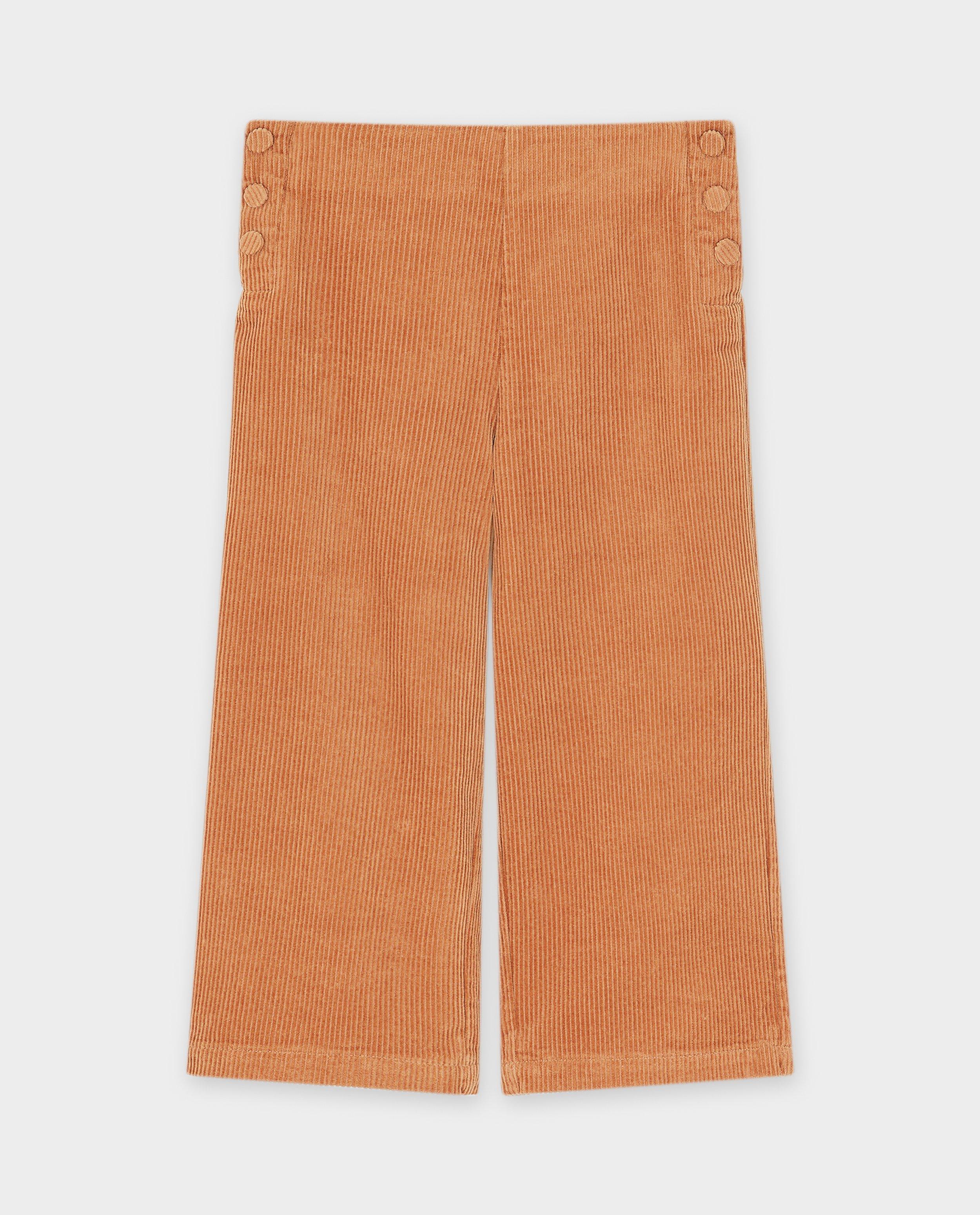 Broeken - Bruine broek van ribfluweel