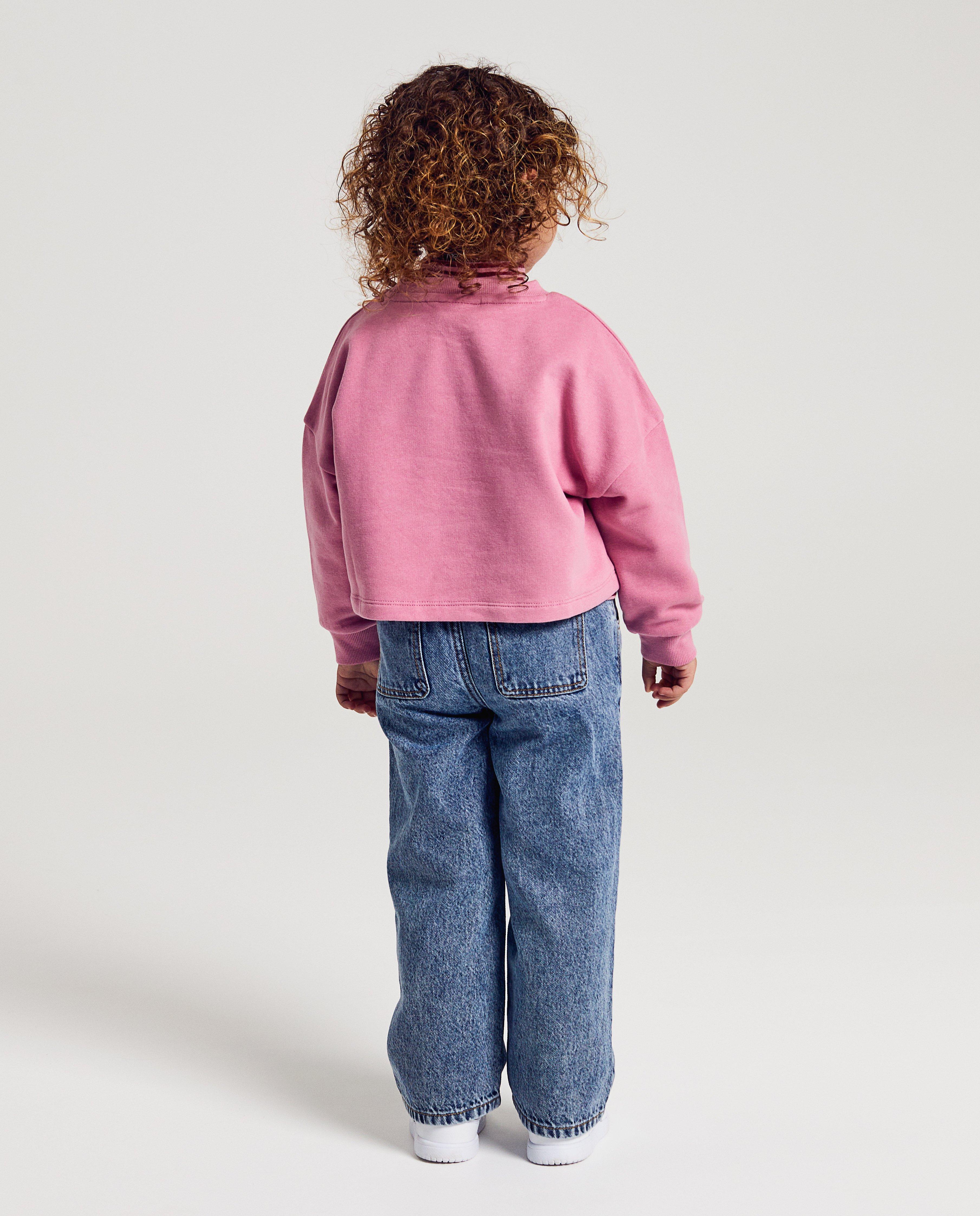 Kleedjes - Sweater met smiley van bouclé