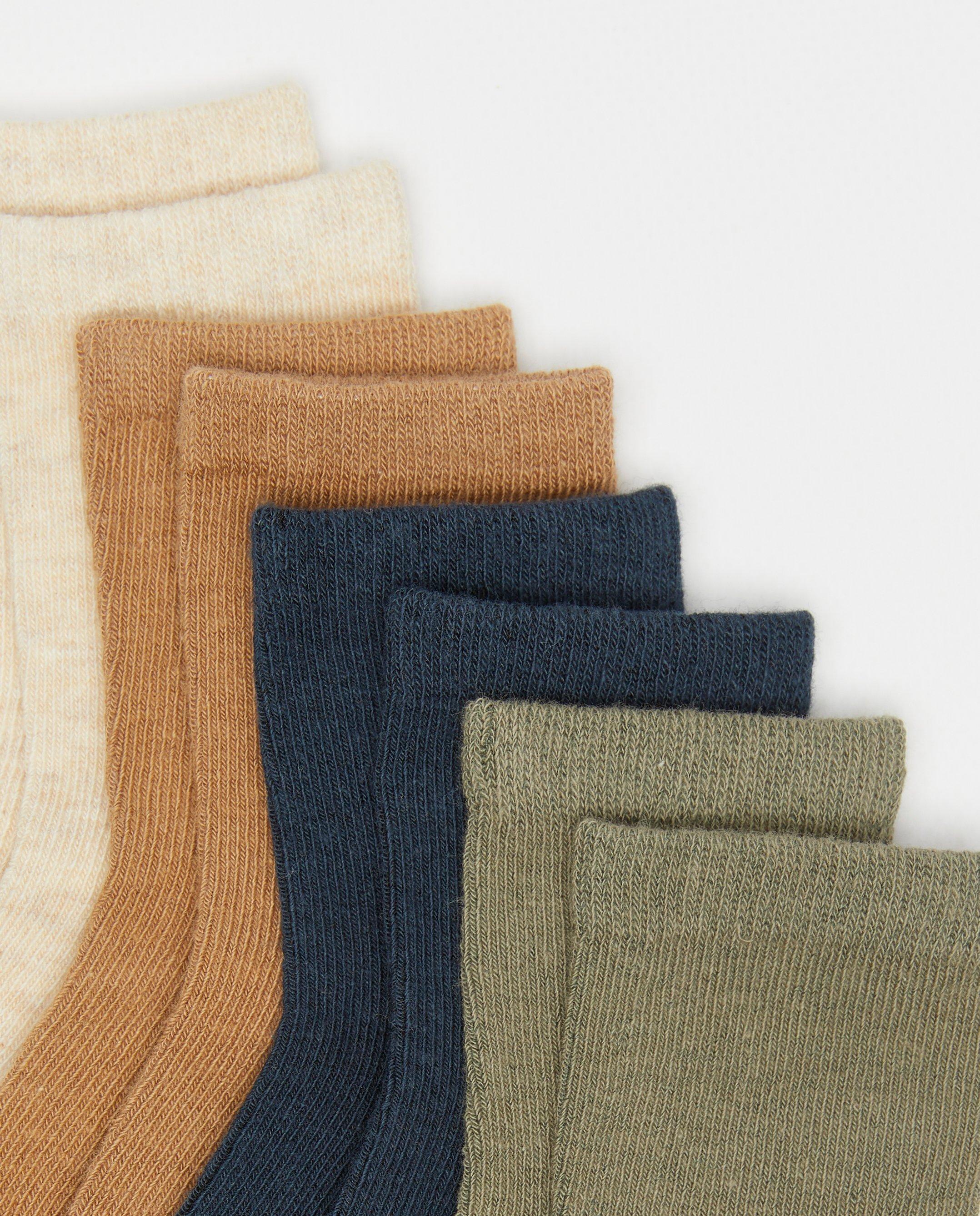 Lot de 4&nbsp;paires de chaussettes pour b&eacute;b&eacute;s - D&eacute;tails du produit - beige clair - image num&eacute;ro 2