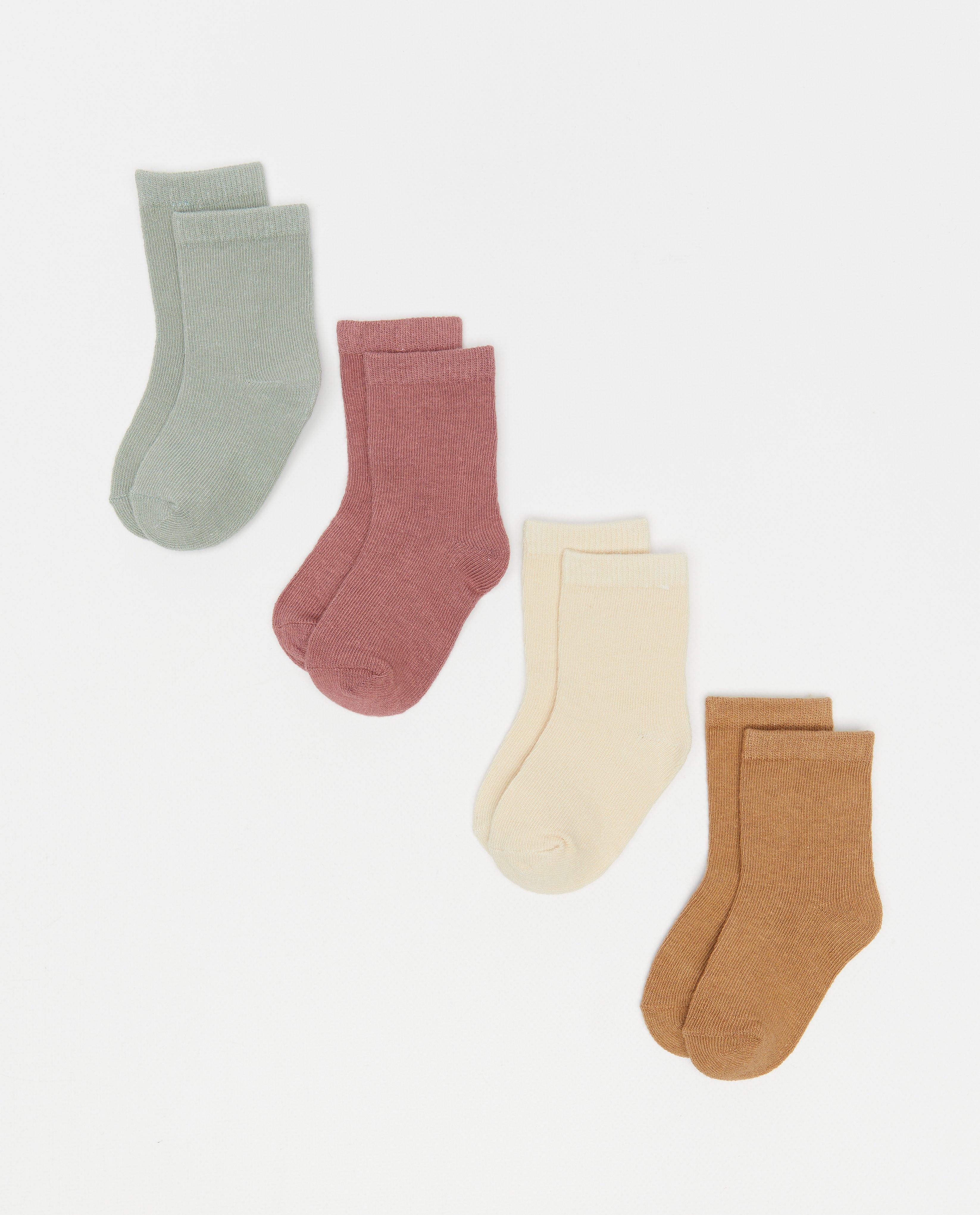 Lot de 4 paires de chaussettes pour bébés - null - Cuddles and Smiles