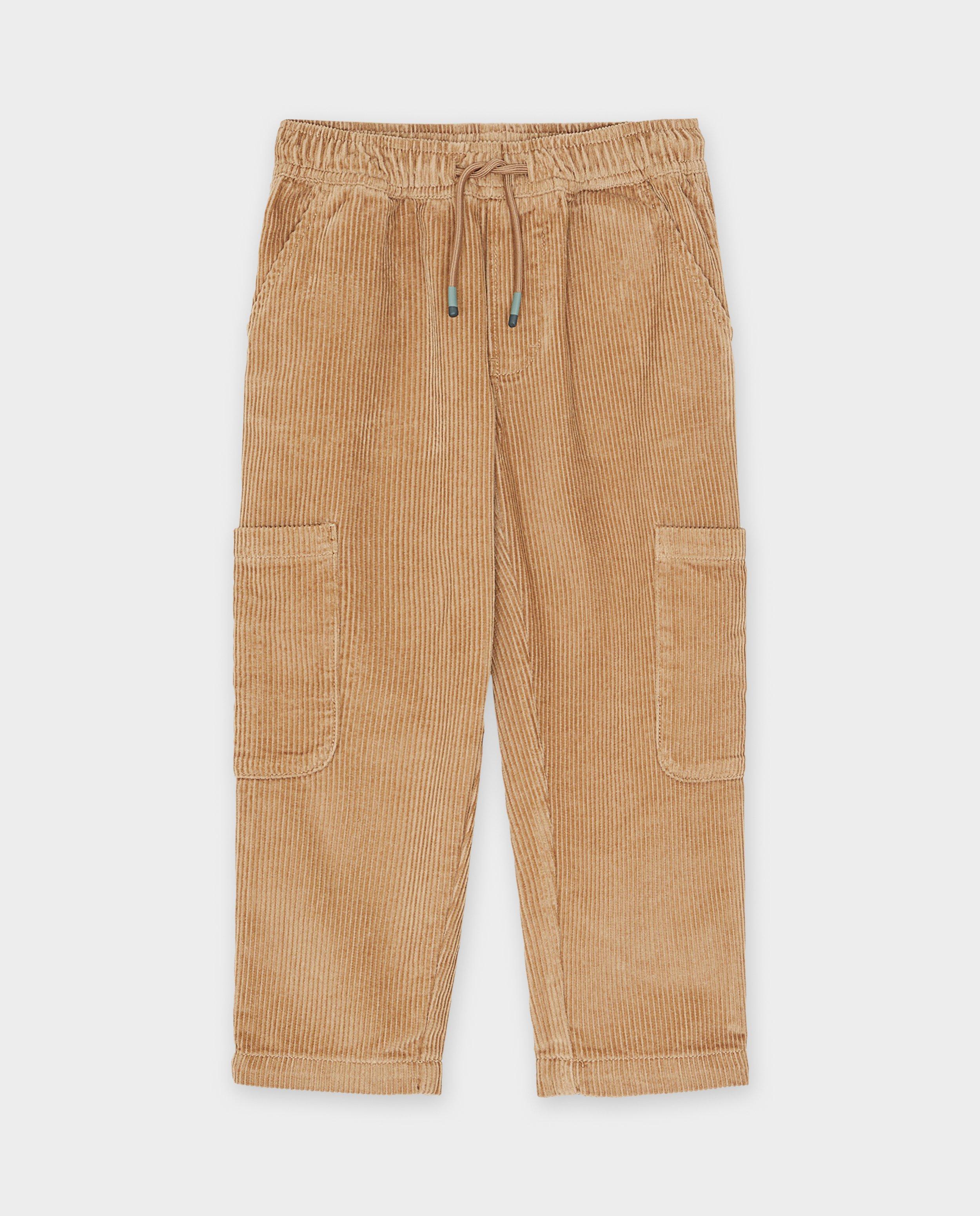 Pantalons - Pantalon en velours côtelé, coupe baggy