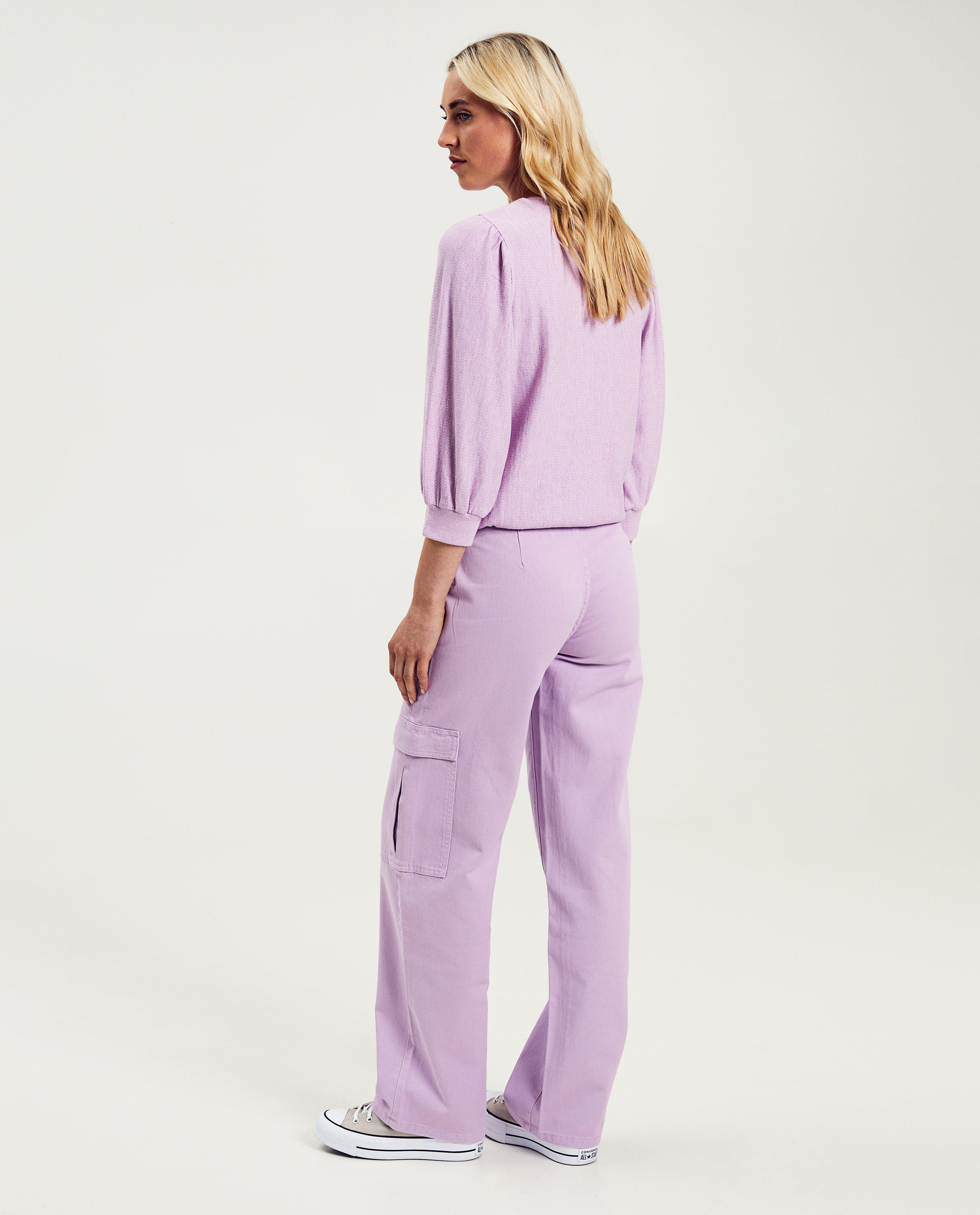 Lila broek, cargo fit - Product Detail - lila - afbeelding nummer 2