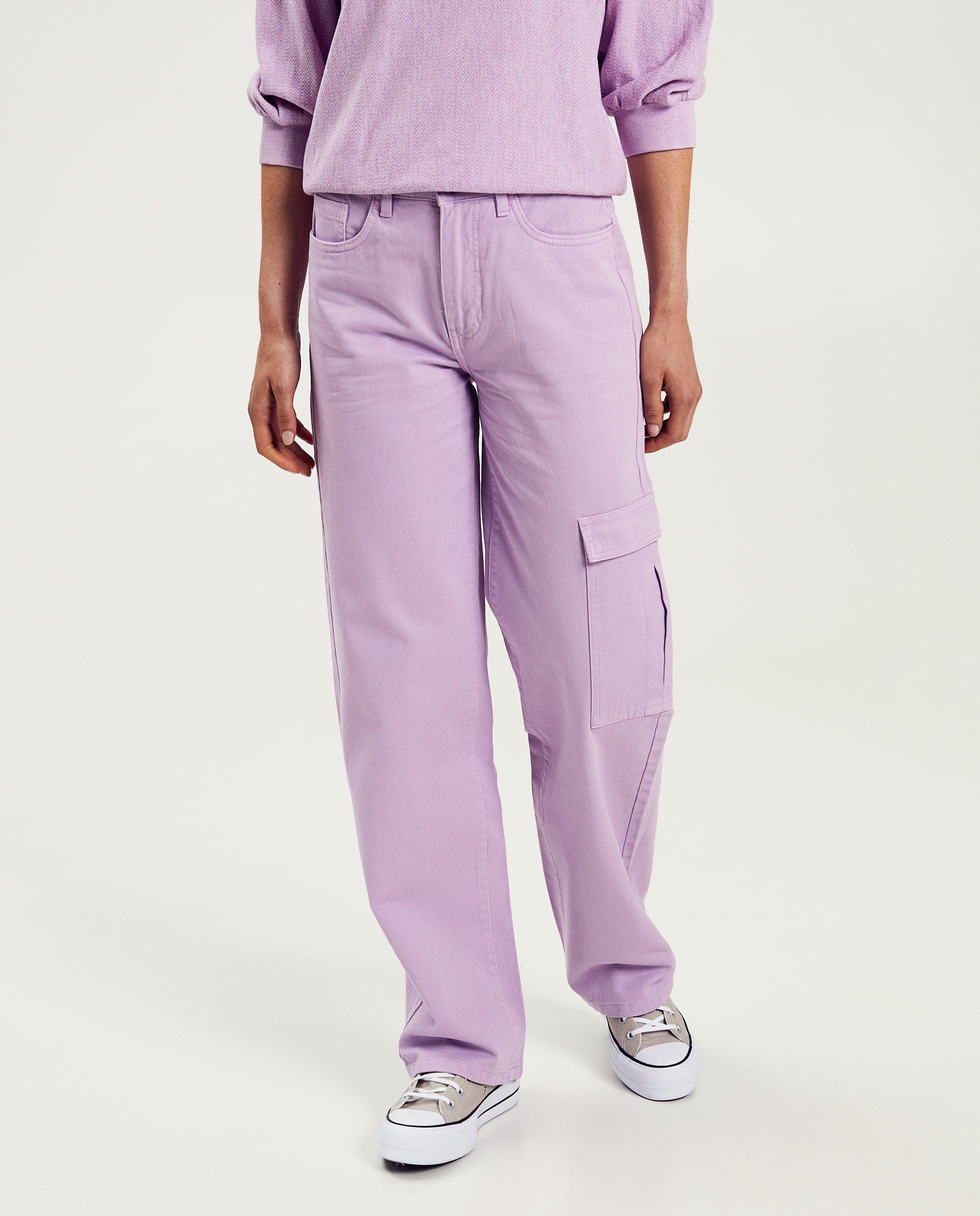 Lila broek, cargo fit - Product Detail - lila - afbeelding nummer 3