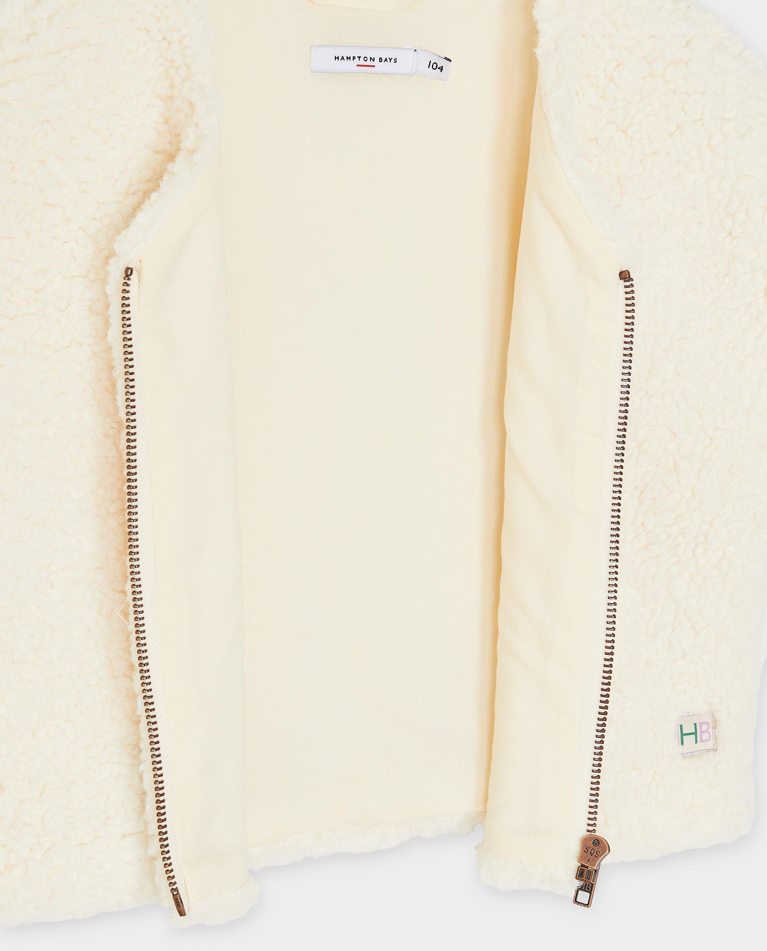 Cardigan - Teddy gilet met rits