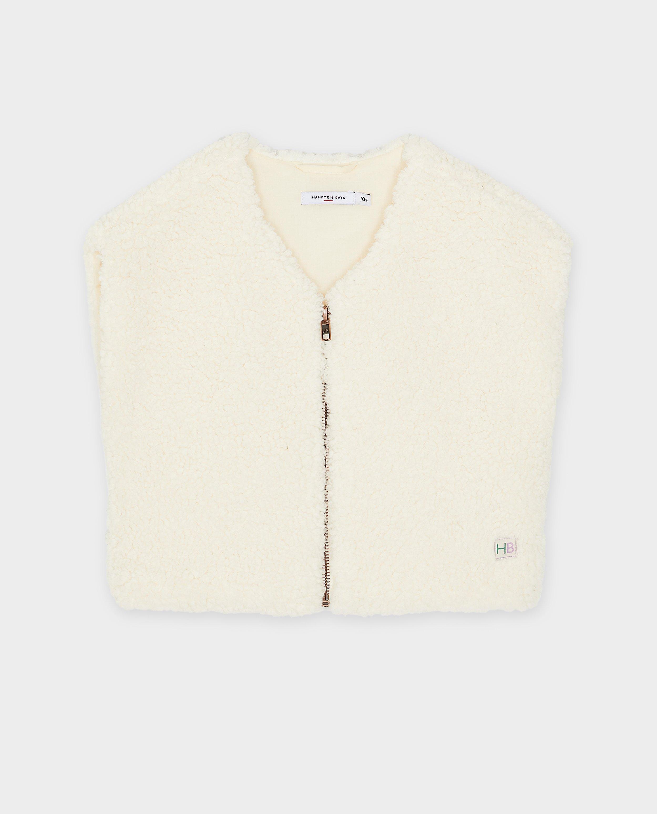 Cardigan - Teddy gilet met rits