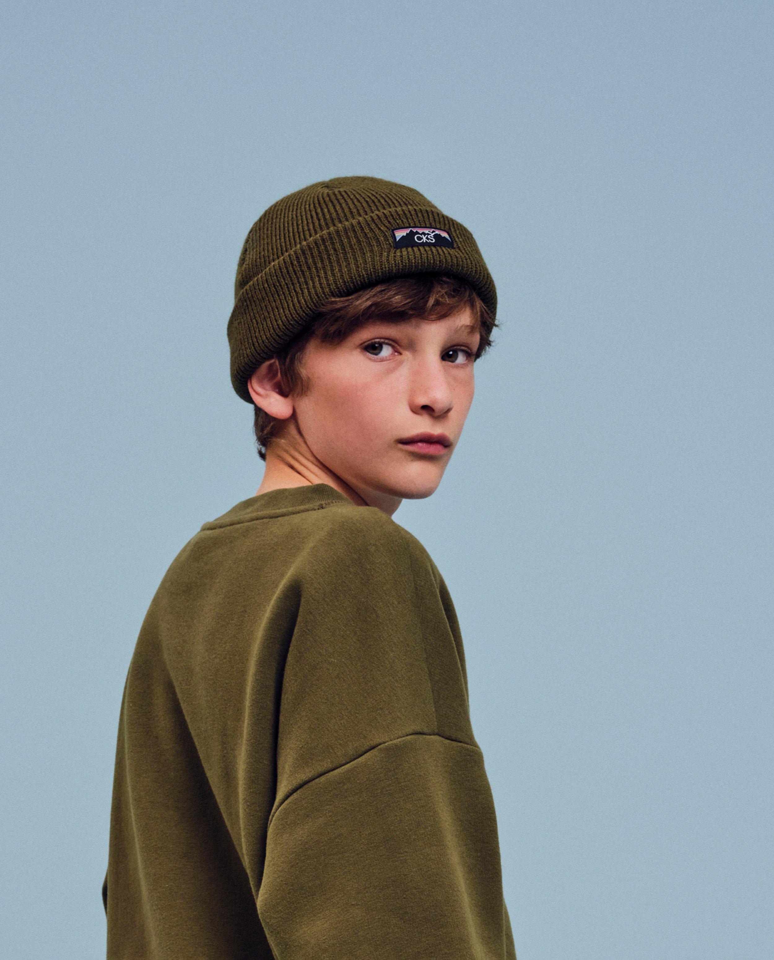 Groene muts met label - null - CKS