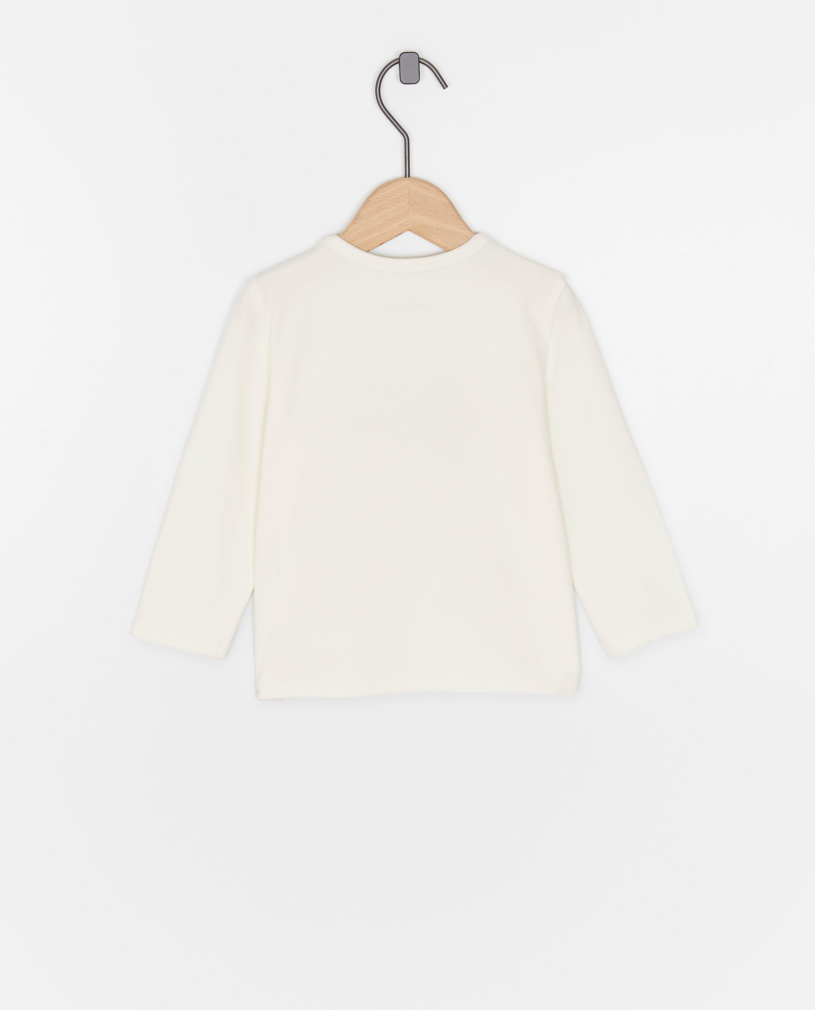 Longsleeve met opschrift, feest - Product Detail - wit - afbeelding nummer 2