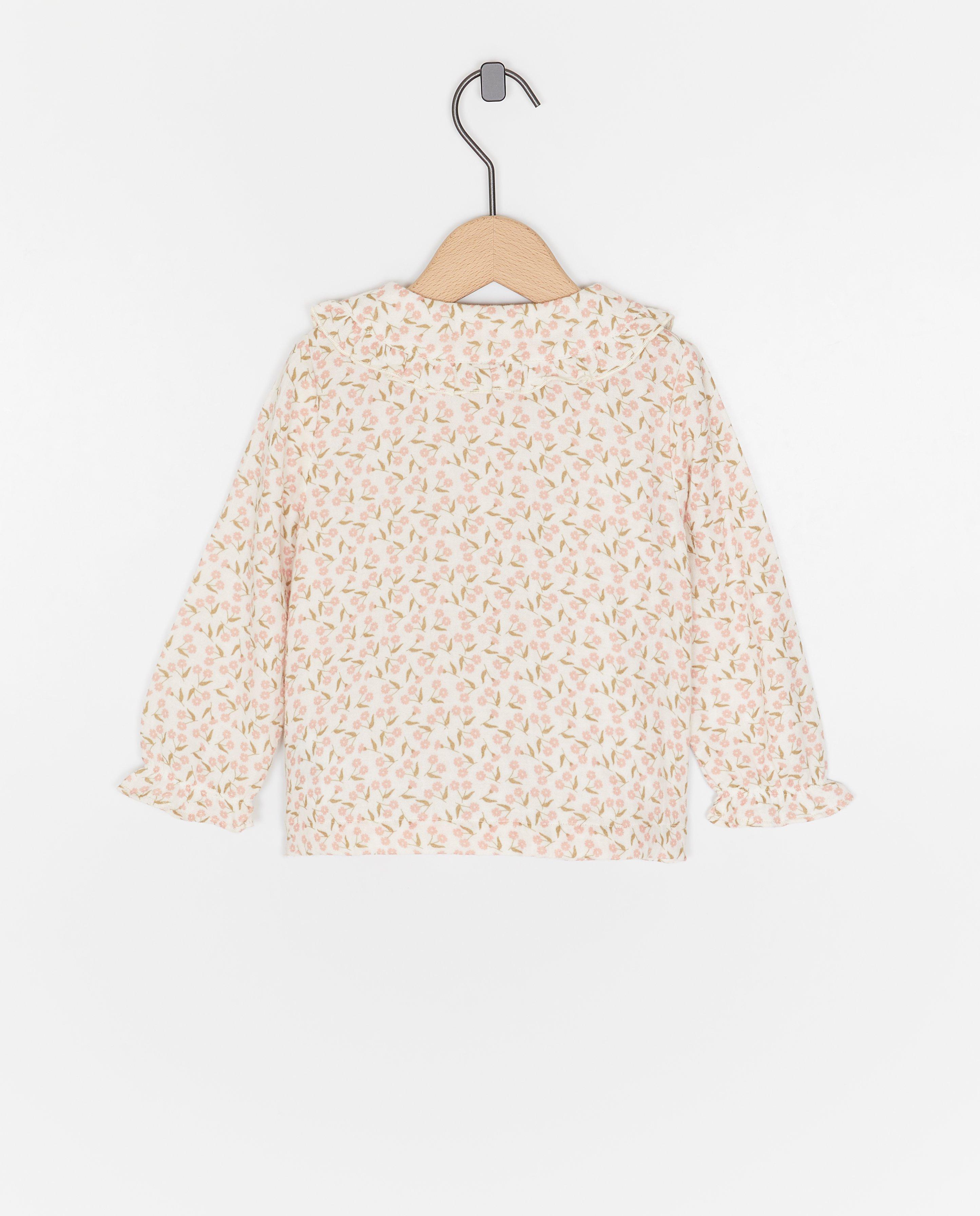 Tetra blouse met bloemenprint, feest - Product Detail - wit - afbeelding nummer 2
