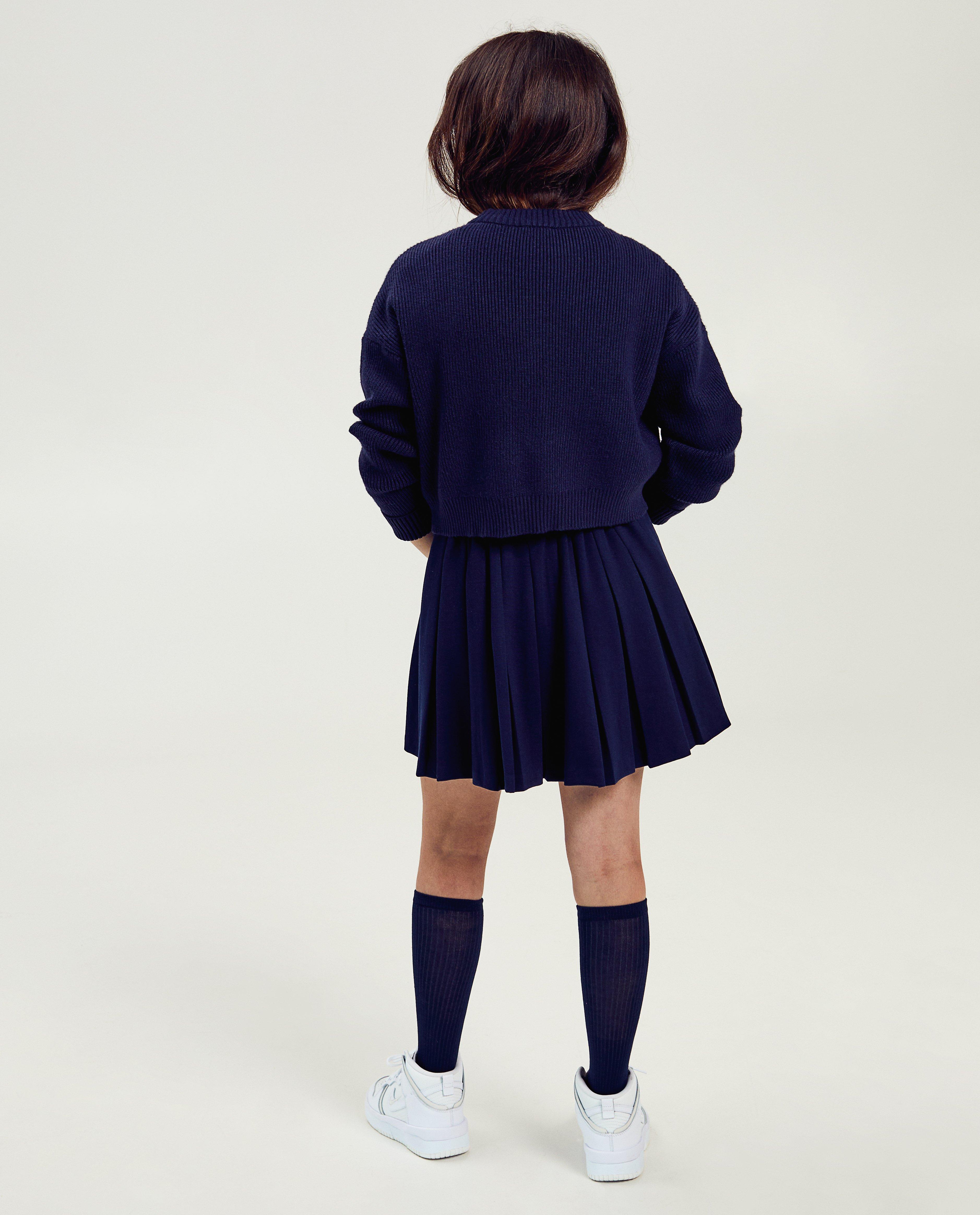 Donkerblauwe trui, schooluniform - Product Detail - donkerblauw - afbeelding nummer 3