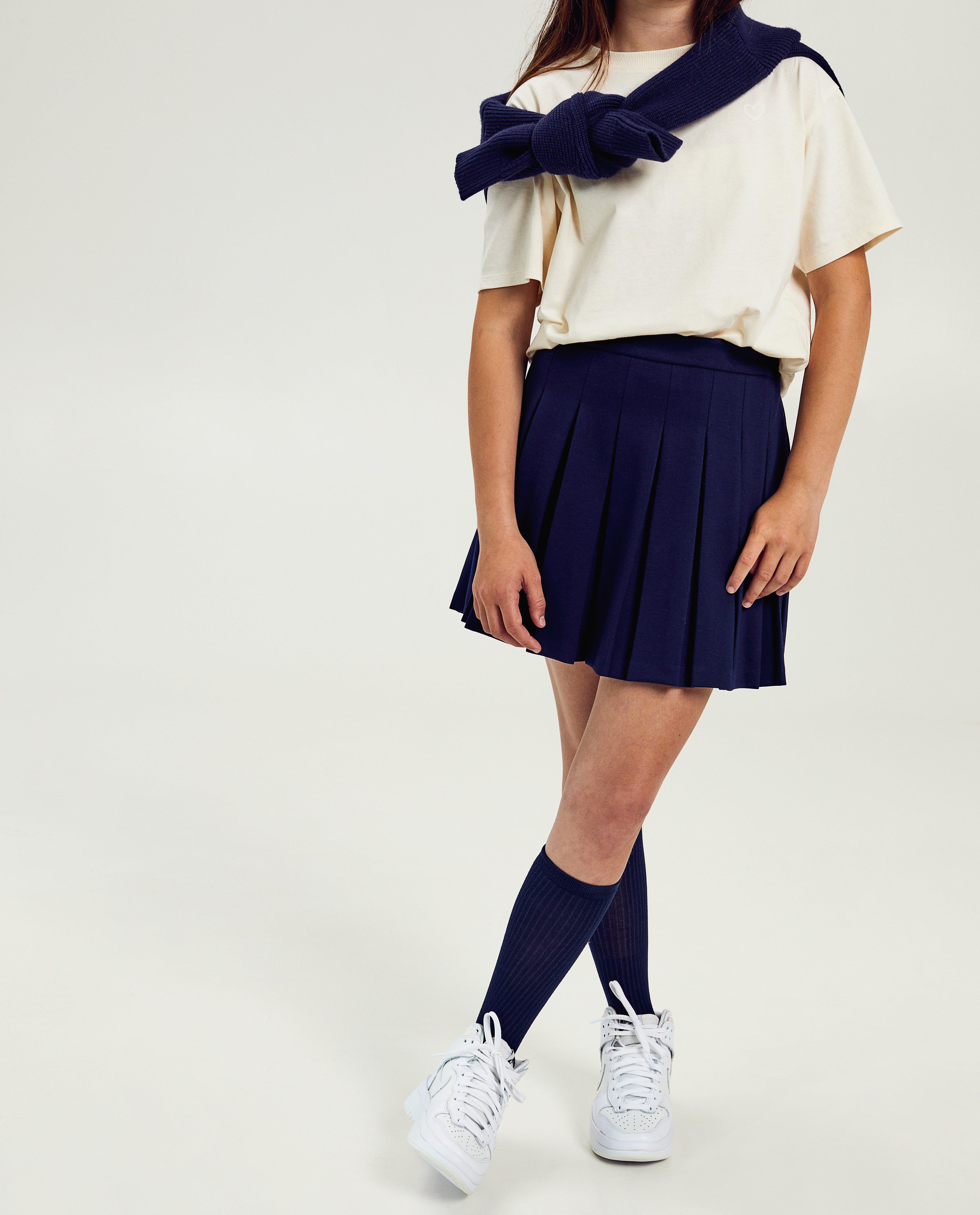 Donkerblauwe plooirok, schooluniform - Product Detail - donkerblauw - afbeelding nummer 3