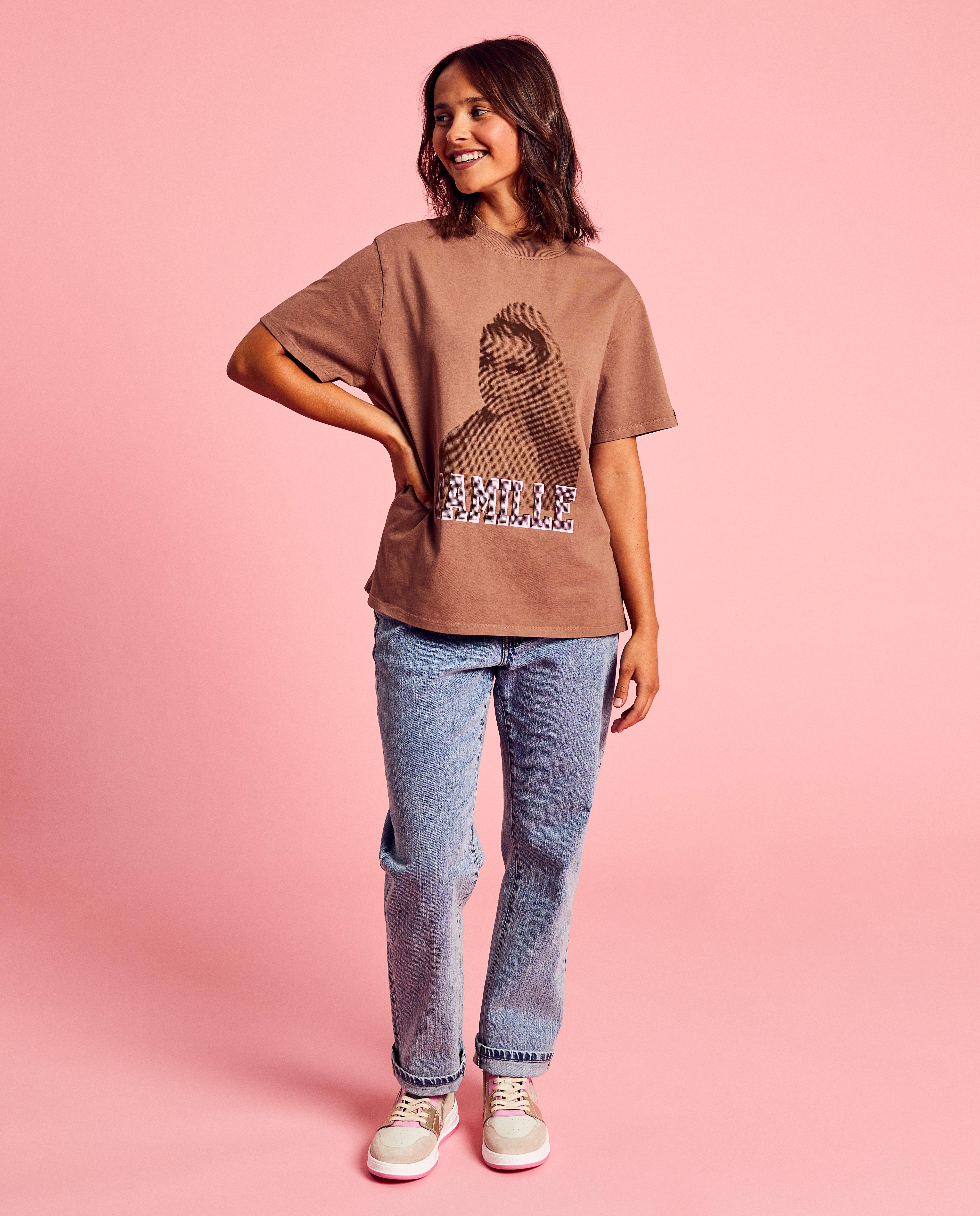 T shirt met fotoprint unisex XS XL CAMILLE JBC Belgie Belgie
