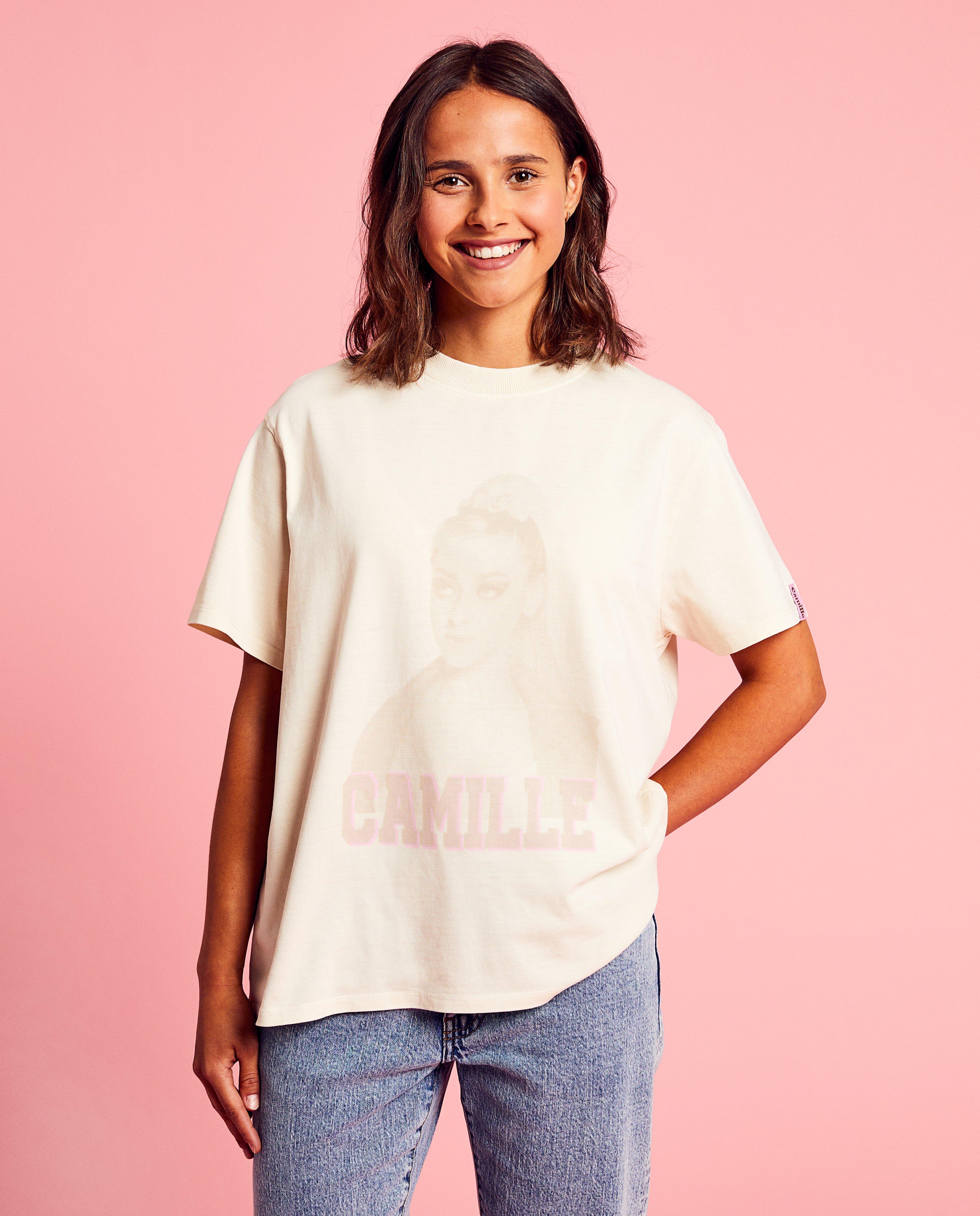 T shirt met fotoprint unisex XS XL CAMILLE JBC Belgie Belgie