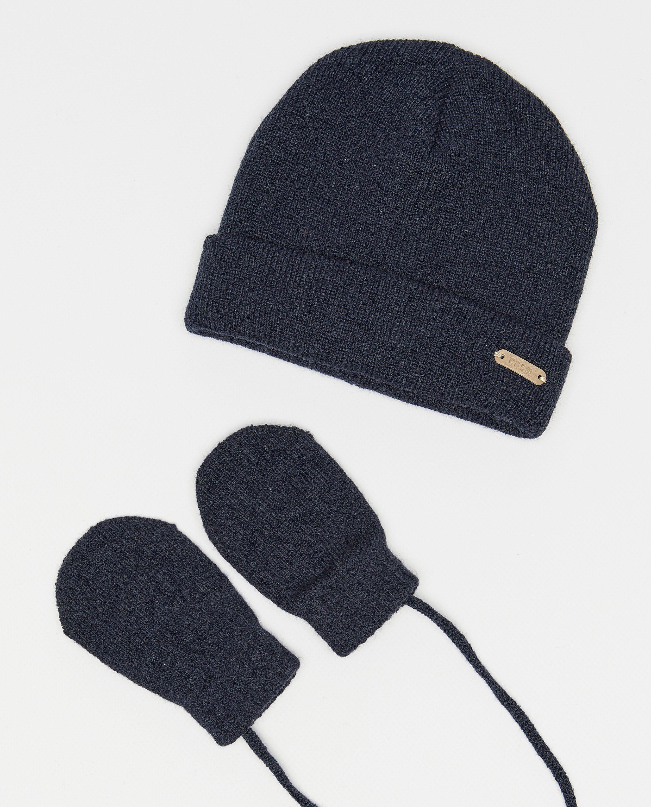 Set: muts + sjaal + wanten - Product Detail - donkerblauw - afbeelding nummer 3