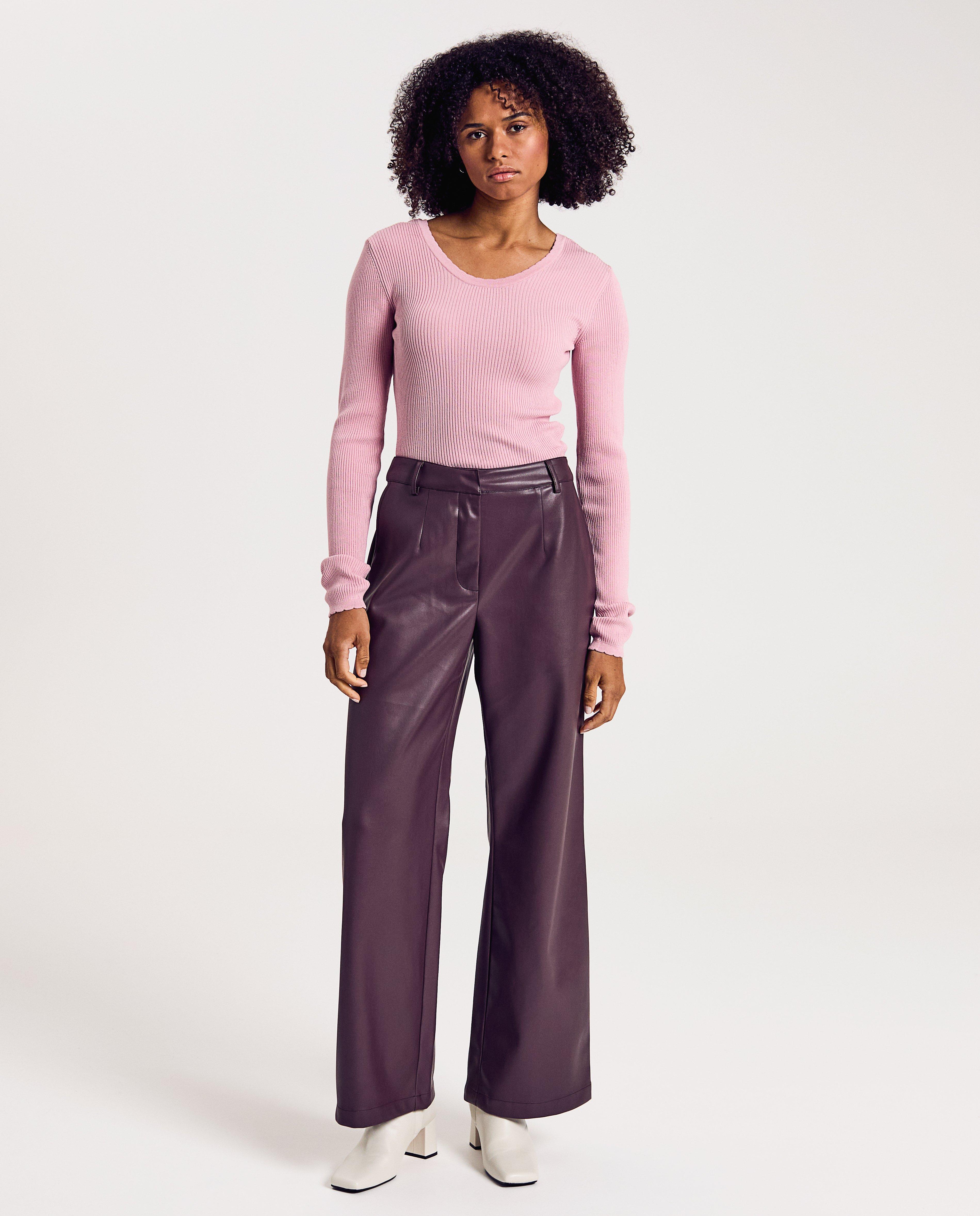 Trui met fijne rib - Product Detail - oudroze - afbeelding nummer 2