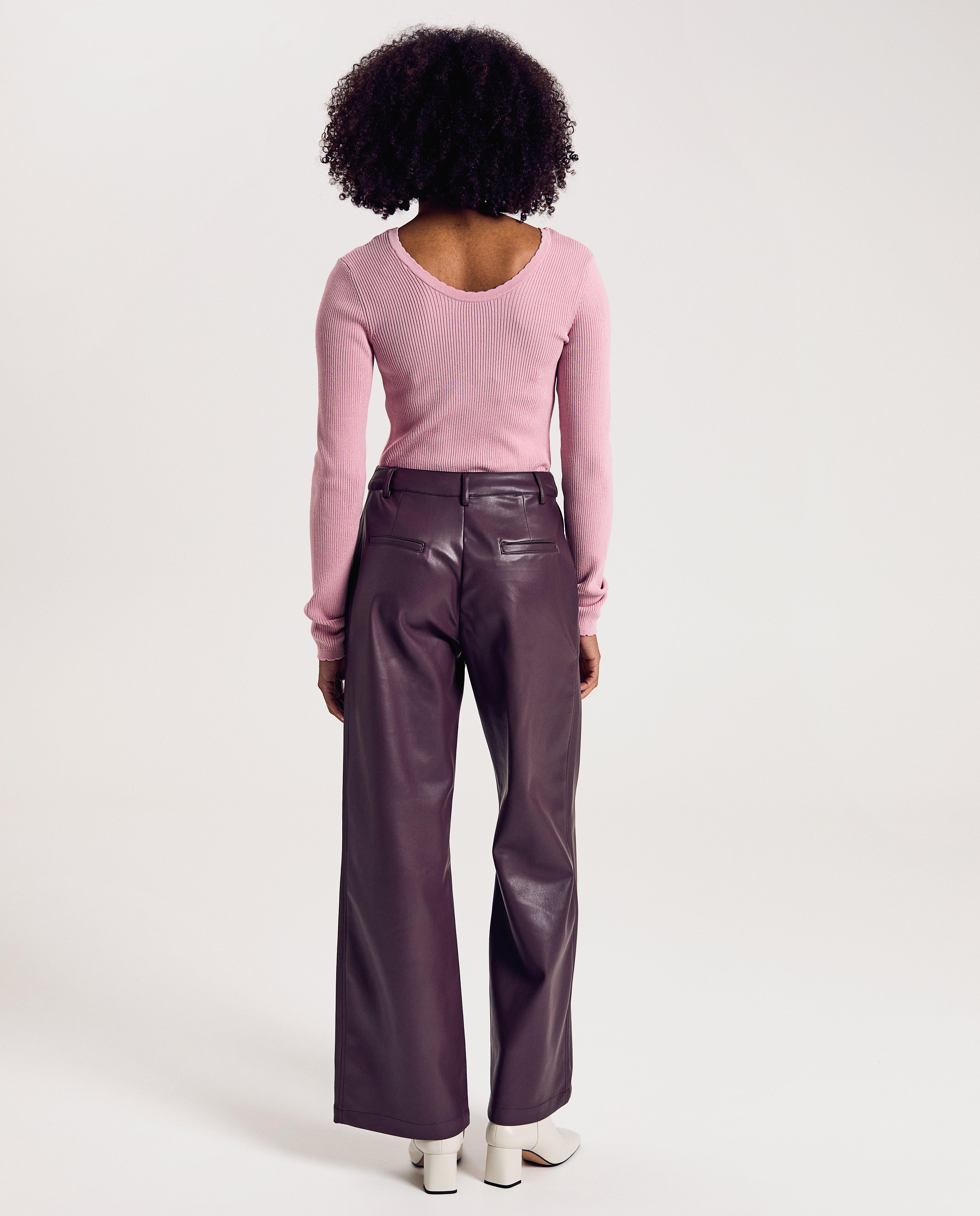 Trui met fijne rib - Product Detail - oudroze - afbeelding nummer 3