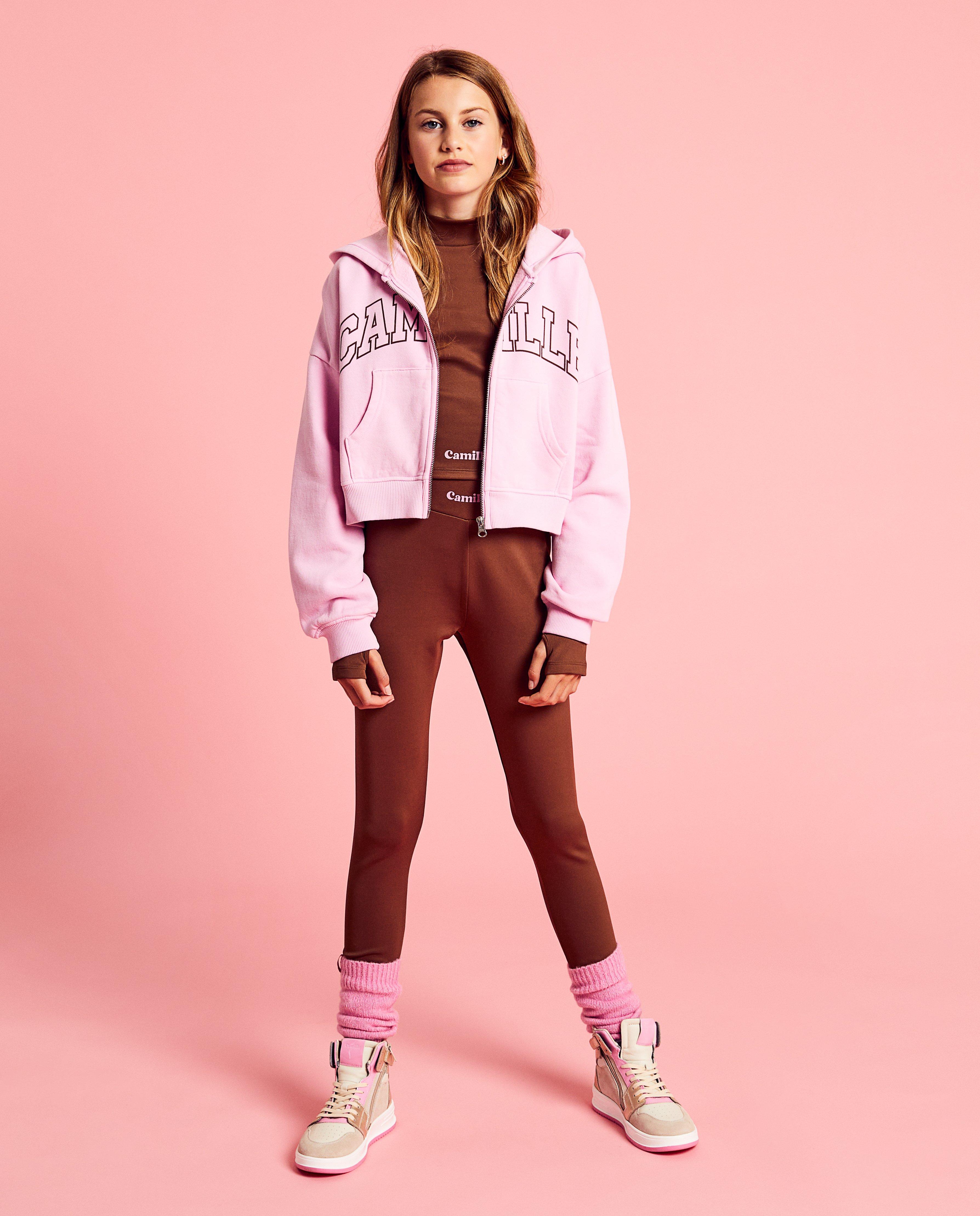 Bruine legging, 6-14 jaar - null - CAMILLE