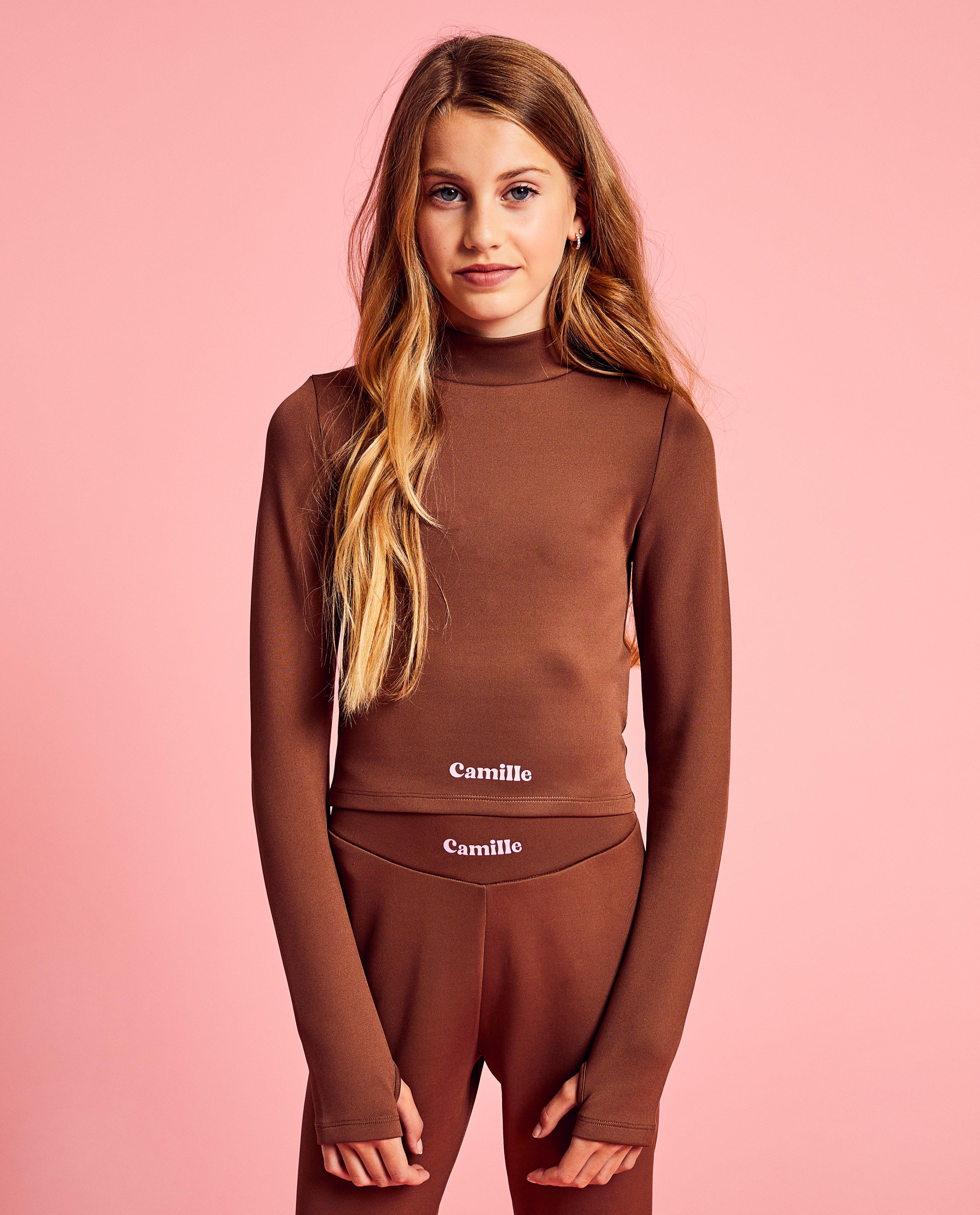 Longsleeve met duimopeningen, 6-14 jaar - null - CAMILLE