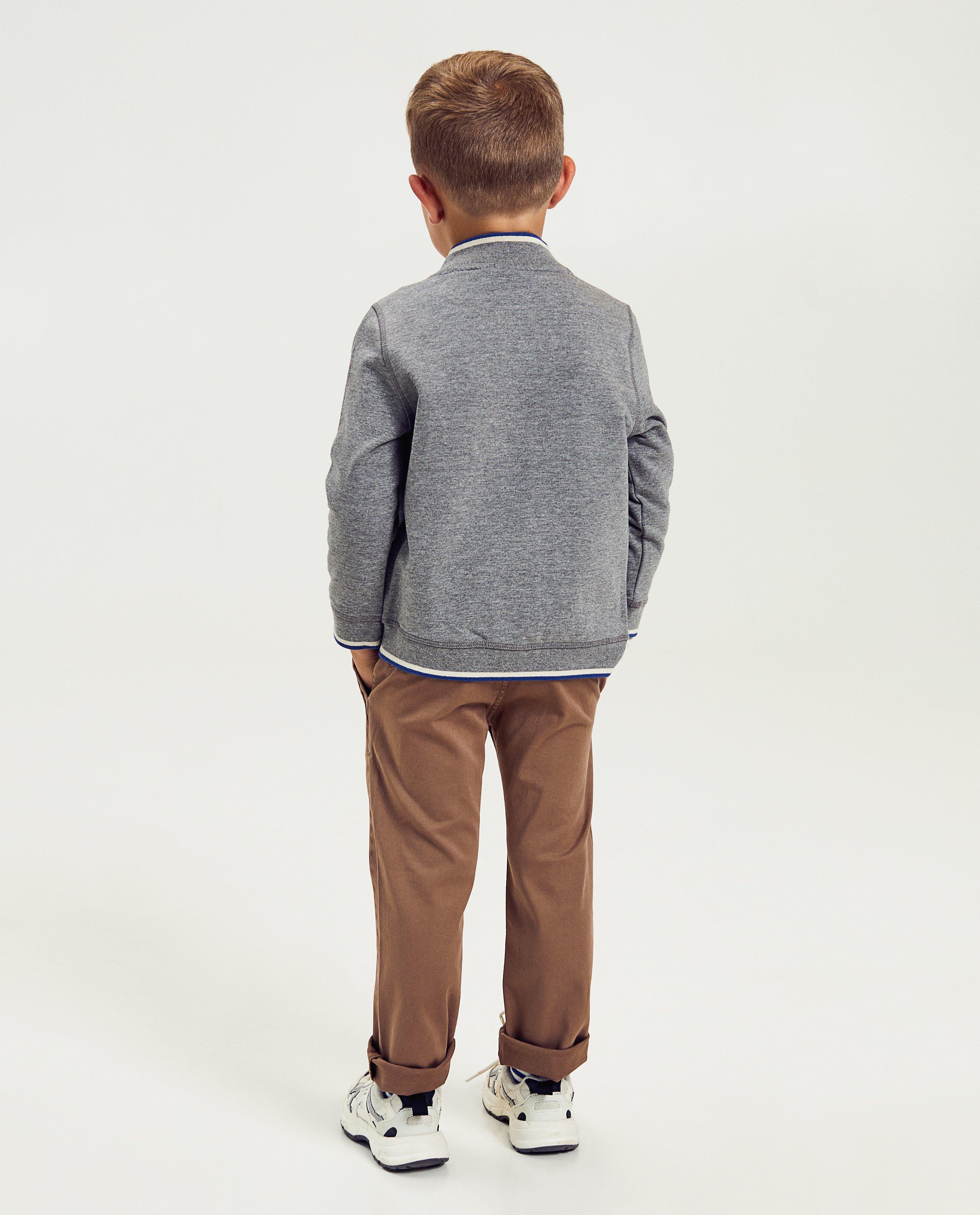 Broeken - Bruine broek, straight fit