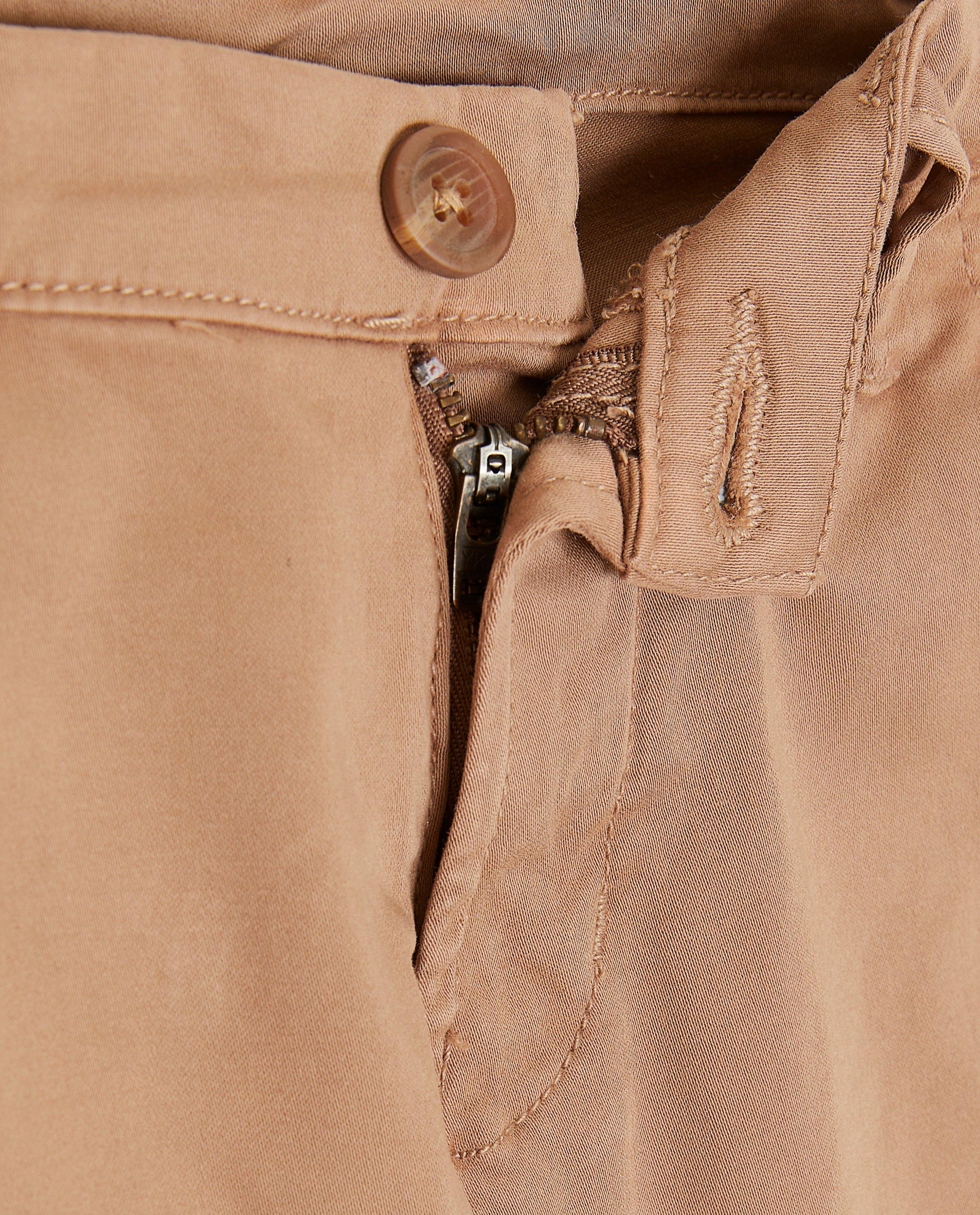 Broeken - Bruine broek, straight fit