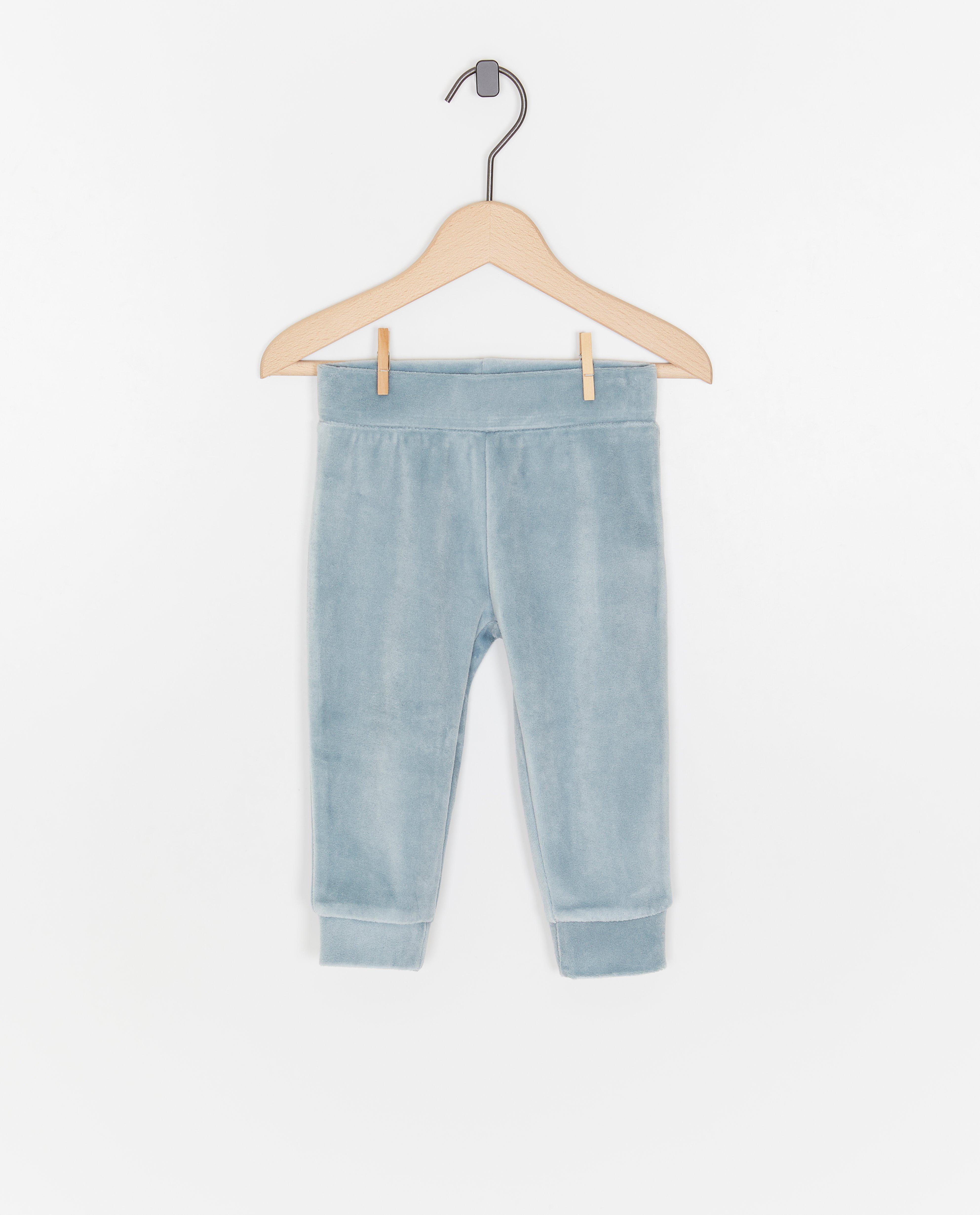 Fluwelen pyjama met color block - Product Detail - wit - afbeelding nummer 4