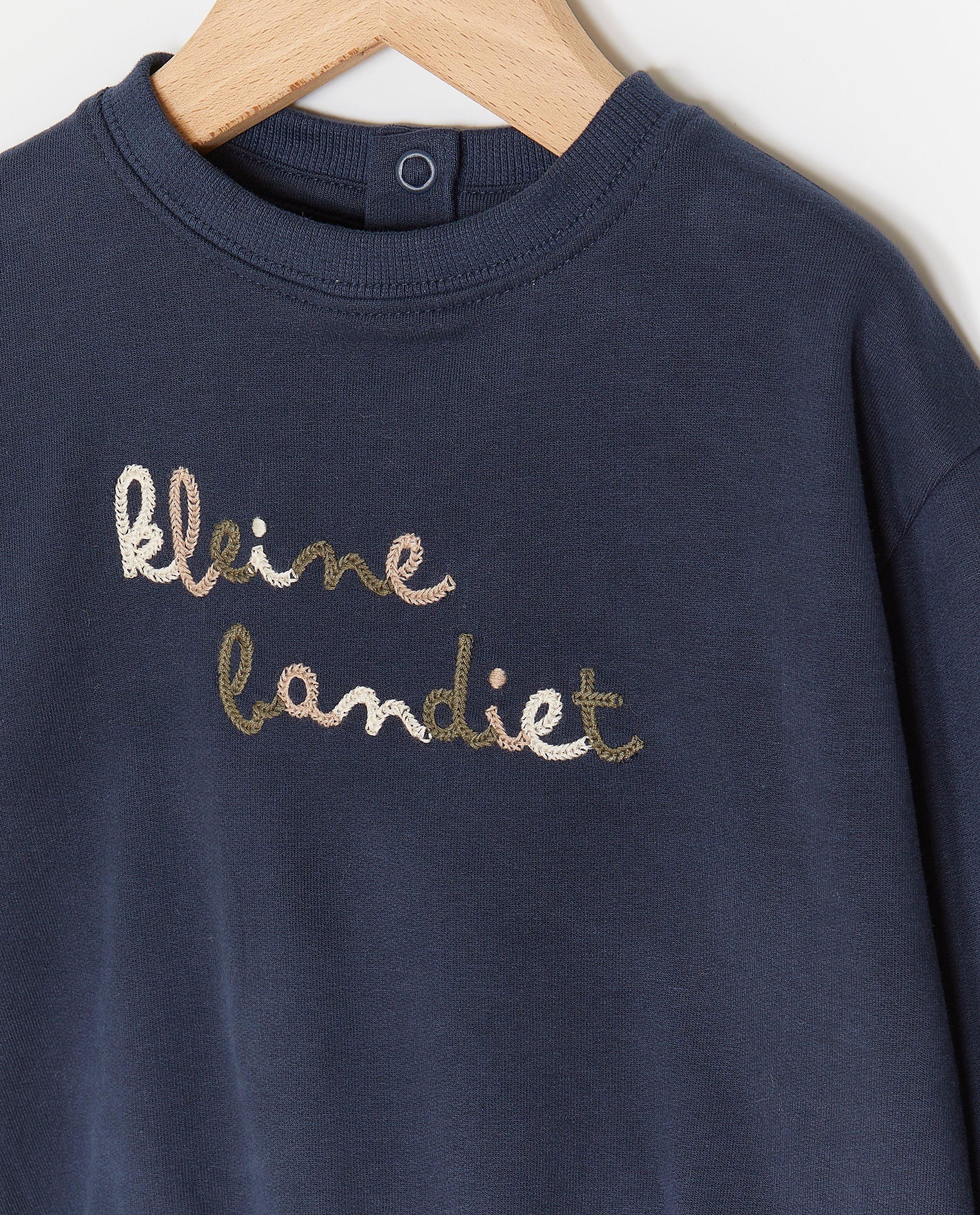Sweaters - Sweater met geborduurd opschrift, Kleine bandiet