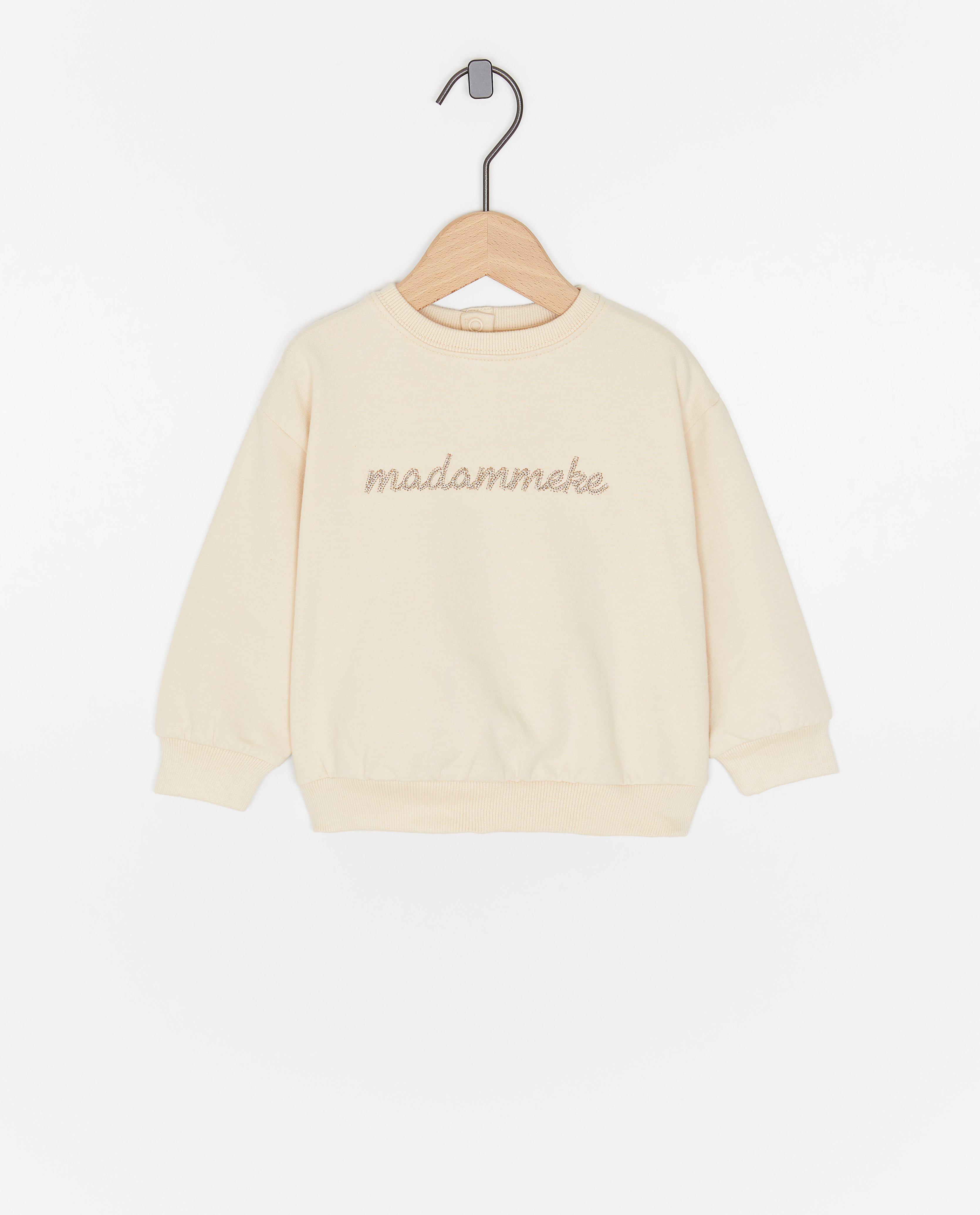 Sweater met geborduurd opschrift, Madammeke - null - Cuddles and Smiles