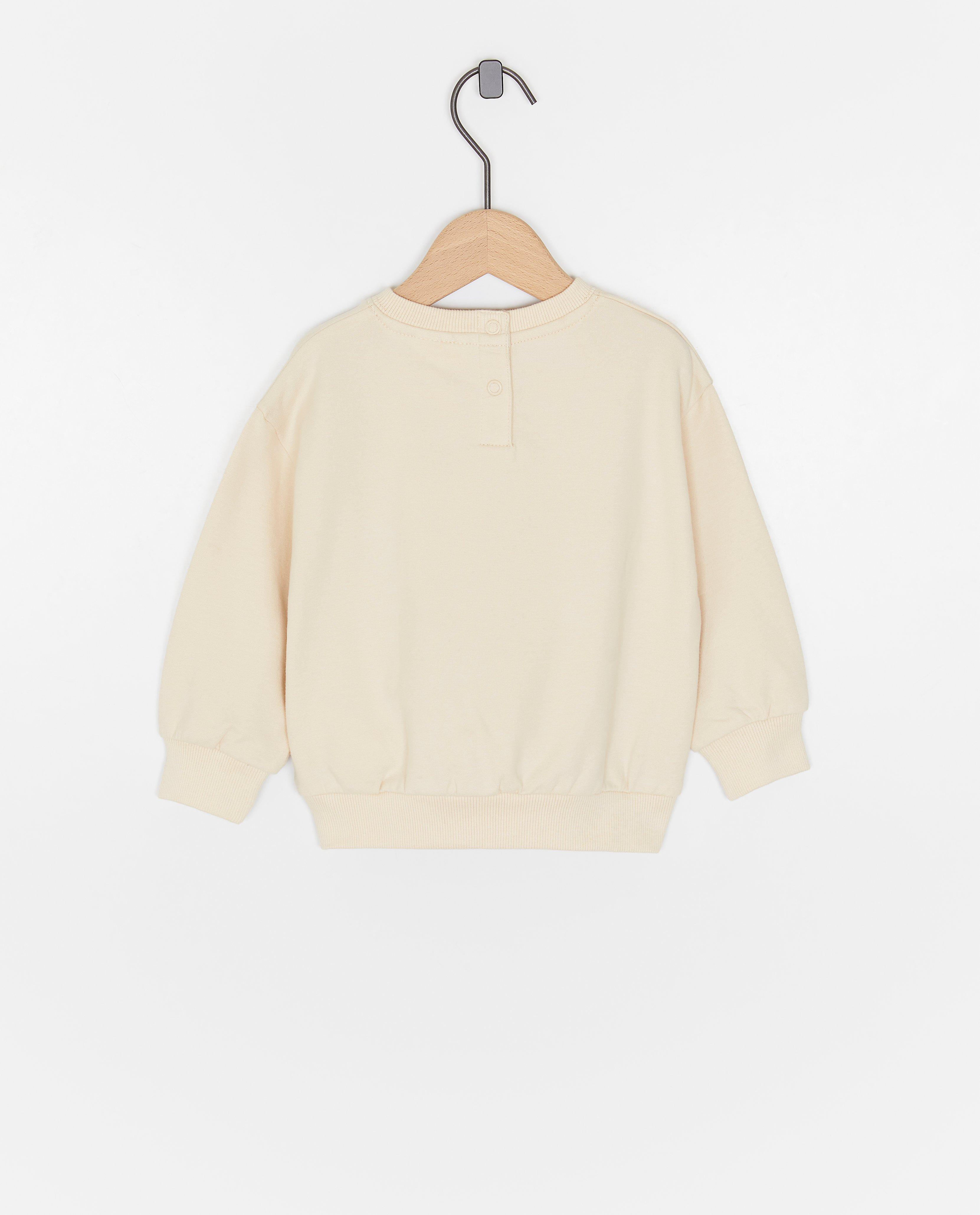 Sweat avec une inscription brod&eacute;e, Tr&eacute;sor de maman - D&eacute;tails du produit - beige clair - image num&eacute;ro 2