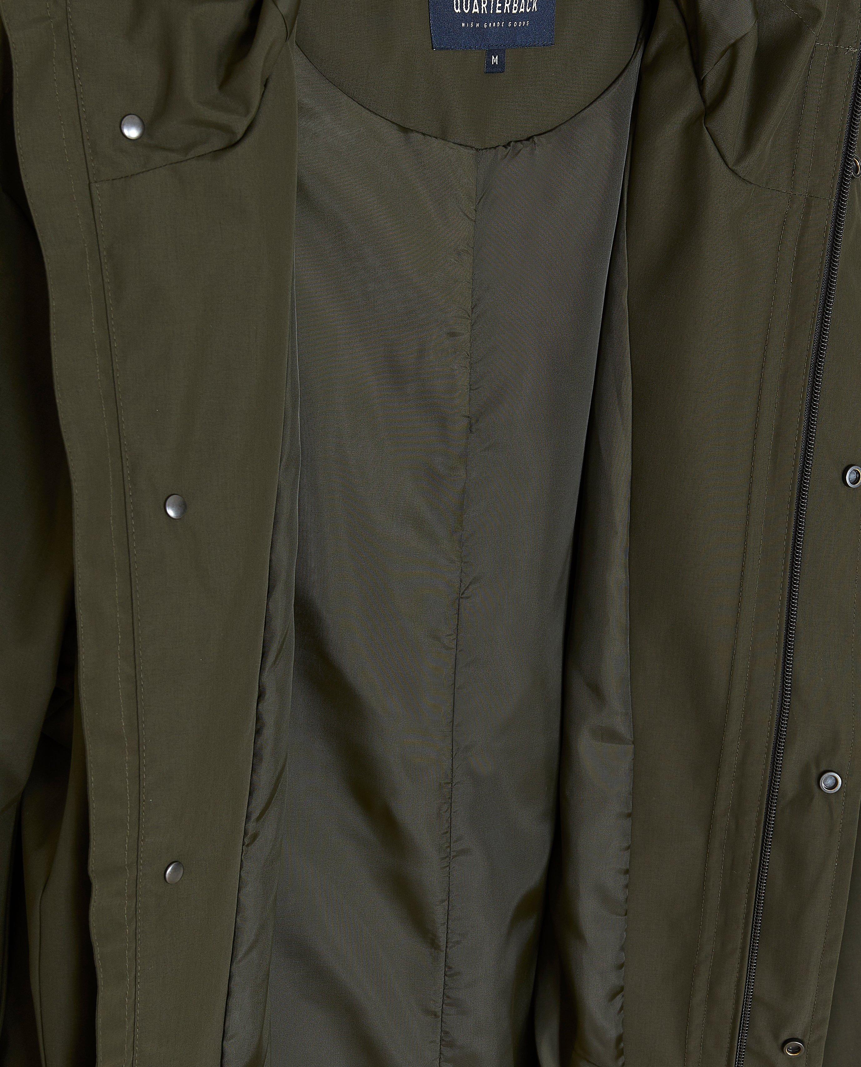 Longue veste vert fonc&eacute; - D&eacute;tails du produit - khaki - image num&eacute;ro 7