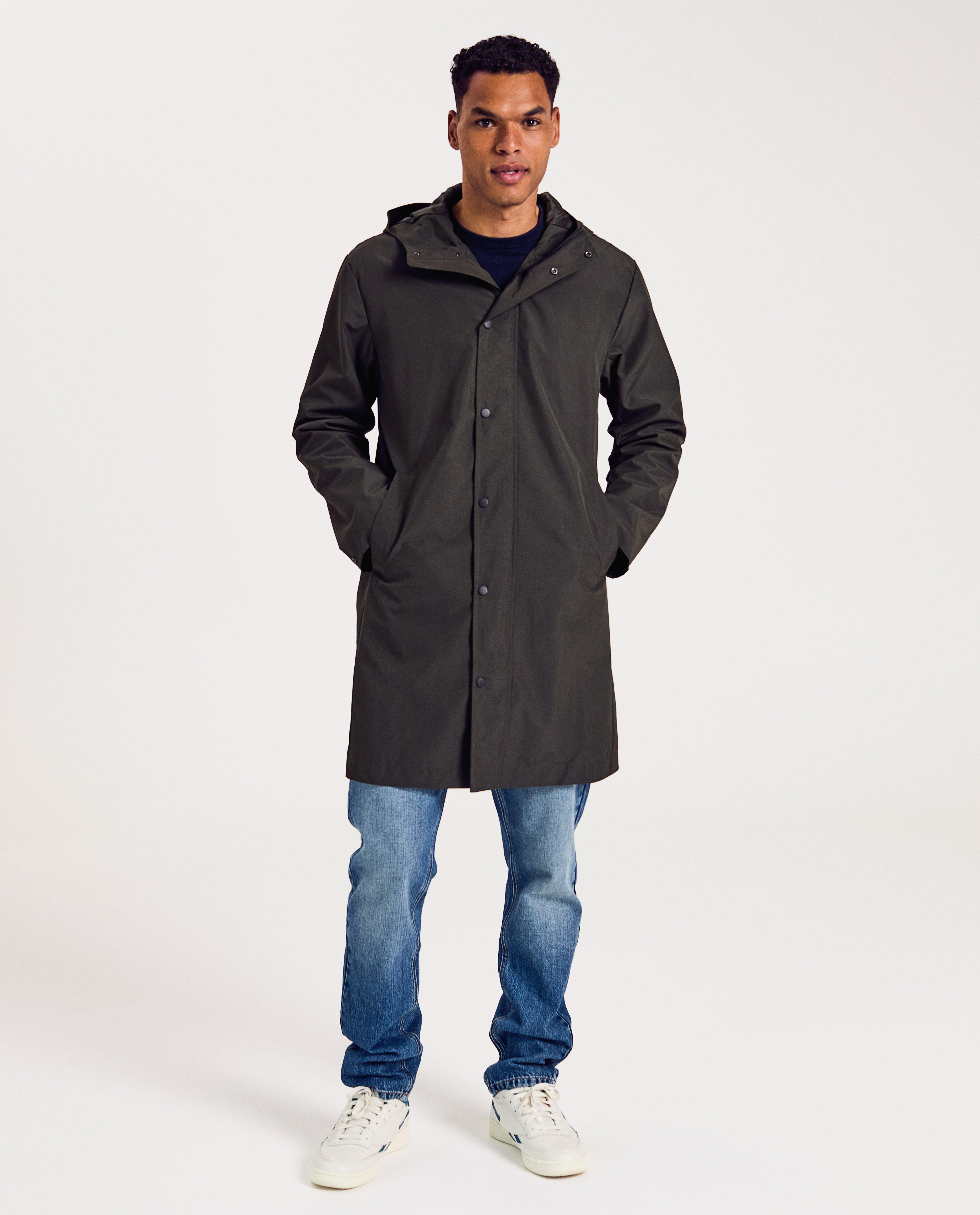 Longue veste vert fonc&eacute; - D&eacute;tails du produit - khaki - image num&eacute;ro 1