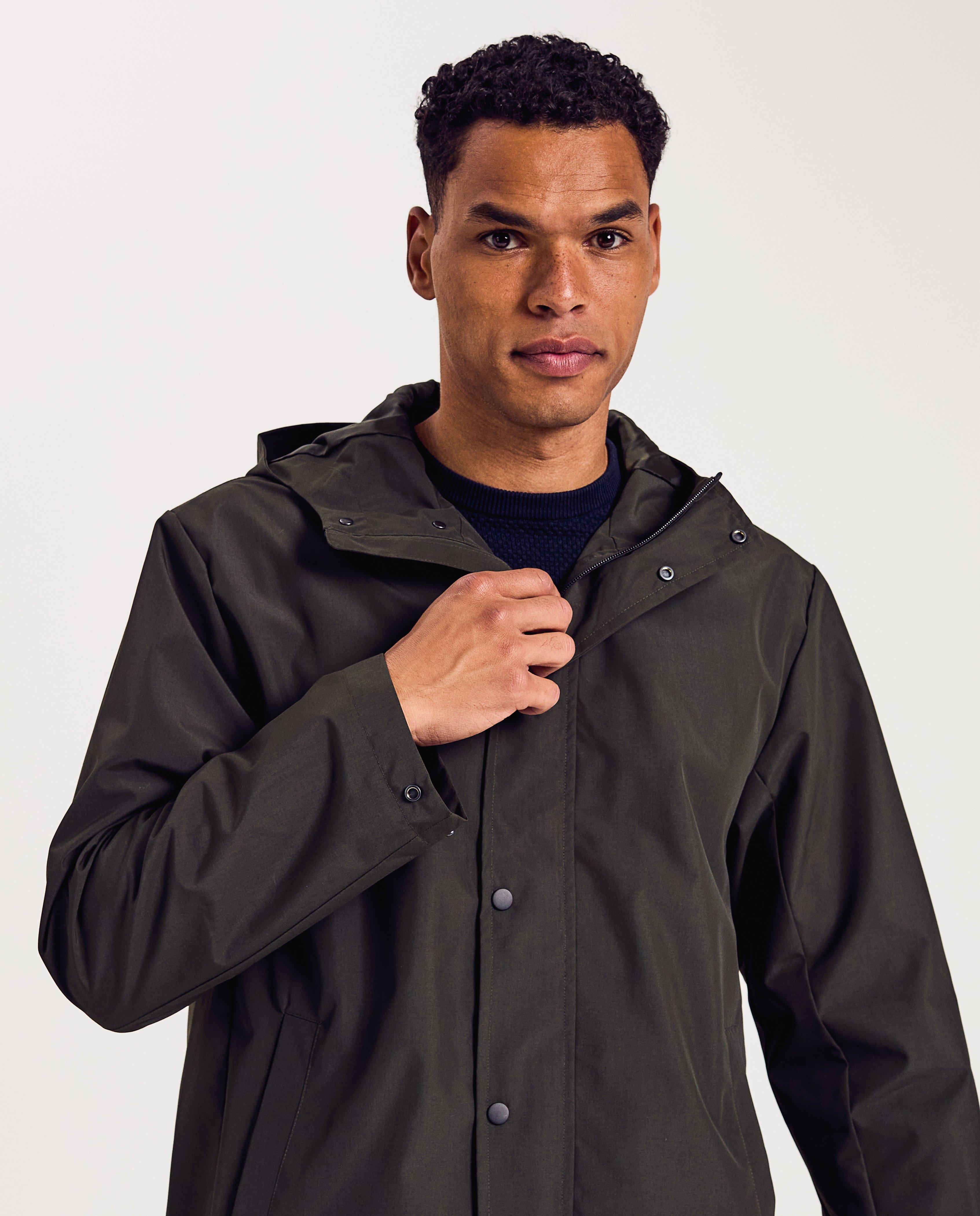 Longue veste vert fonc&eacute; - D&eacute;tails du produit - khaki - image num&eacute;ro 3