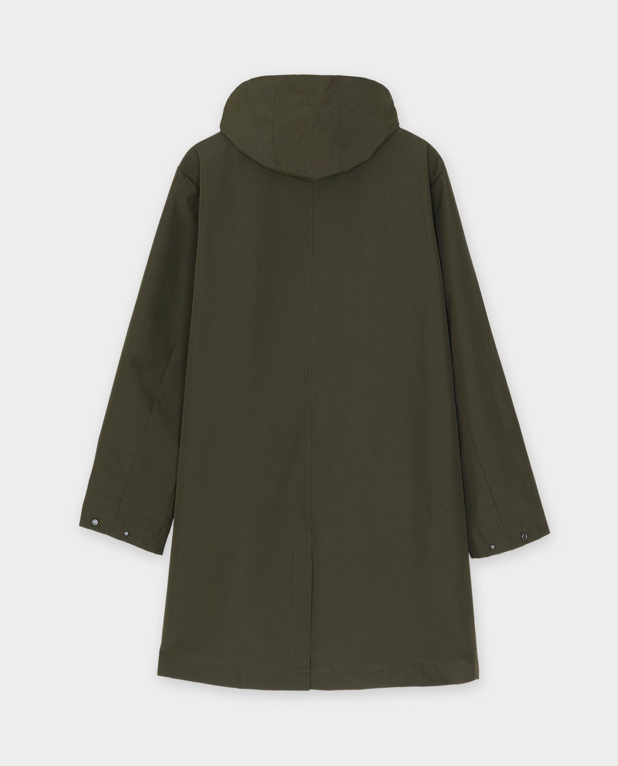 Longue veste vert fonc&eacute; - D&eacute;tails du produit - khaki - image num&eacute;ro 5
