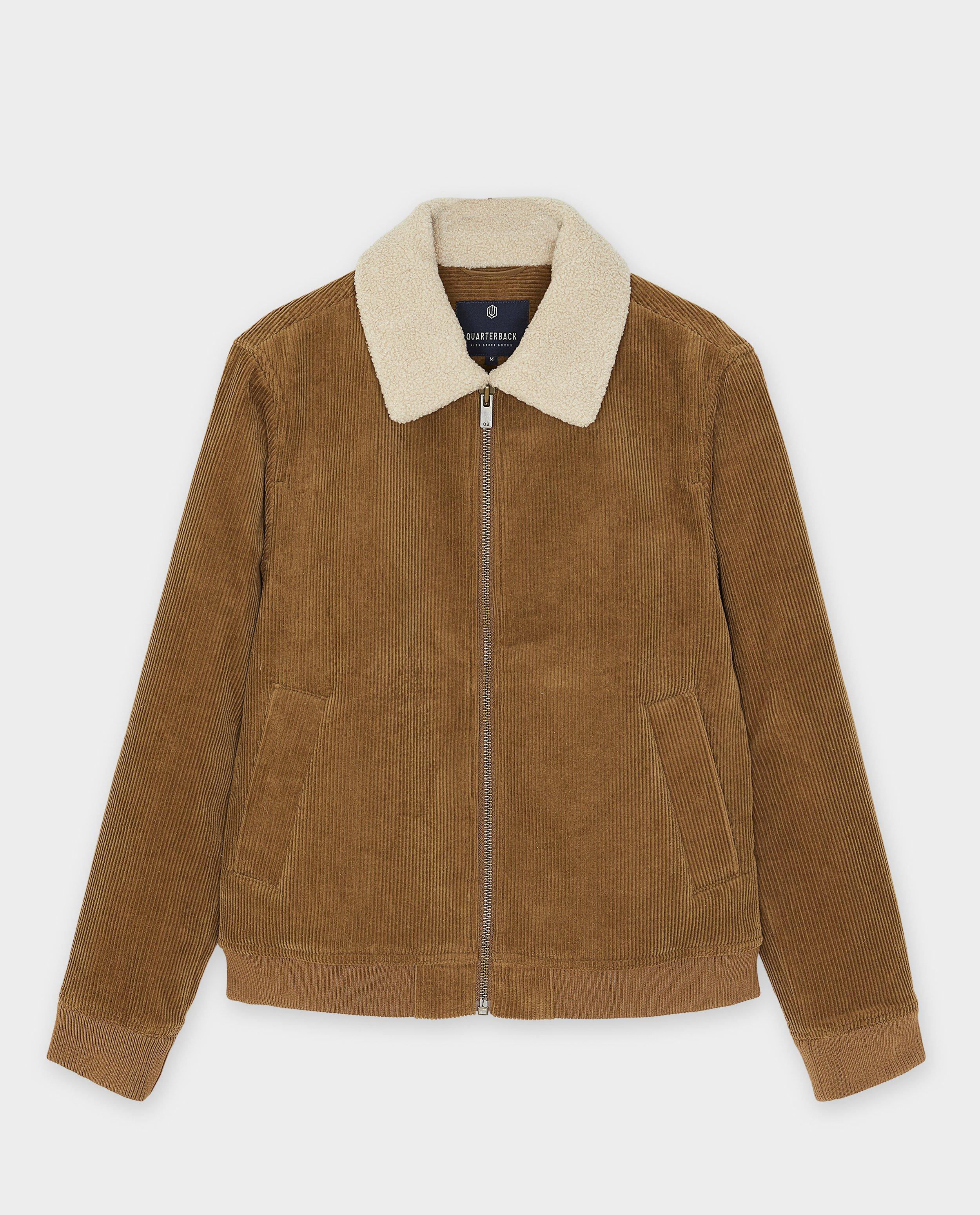 Veste brune en velours c&ocirc;tel&eacute; - D&eacute;tails du produit - brun - image num&eacute;ro 4