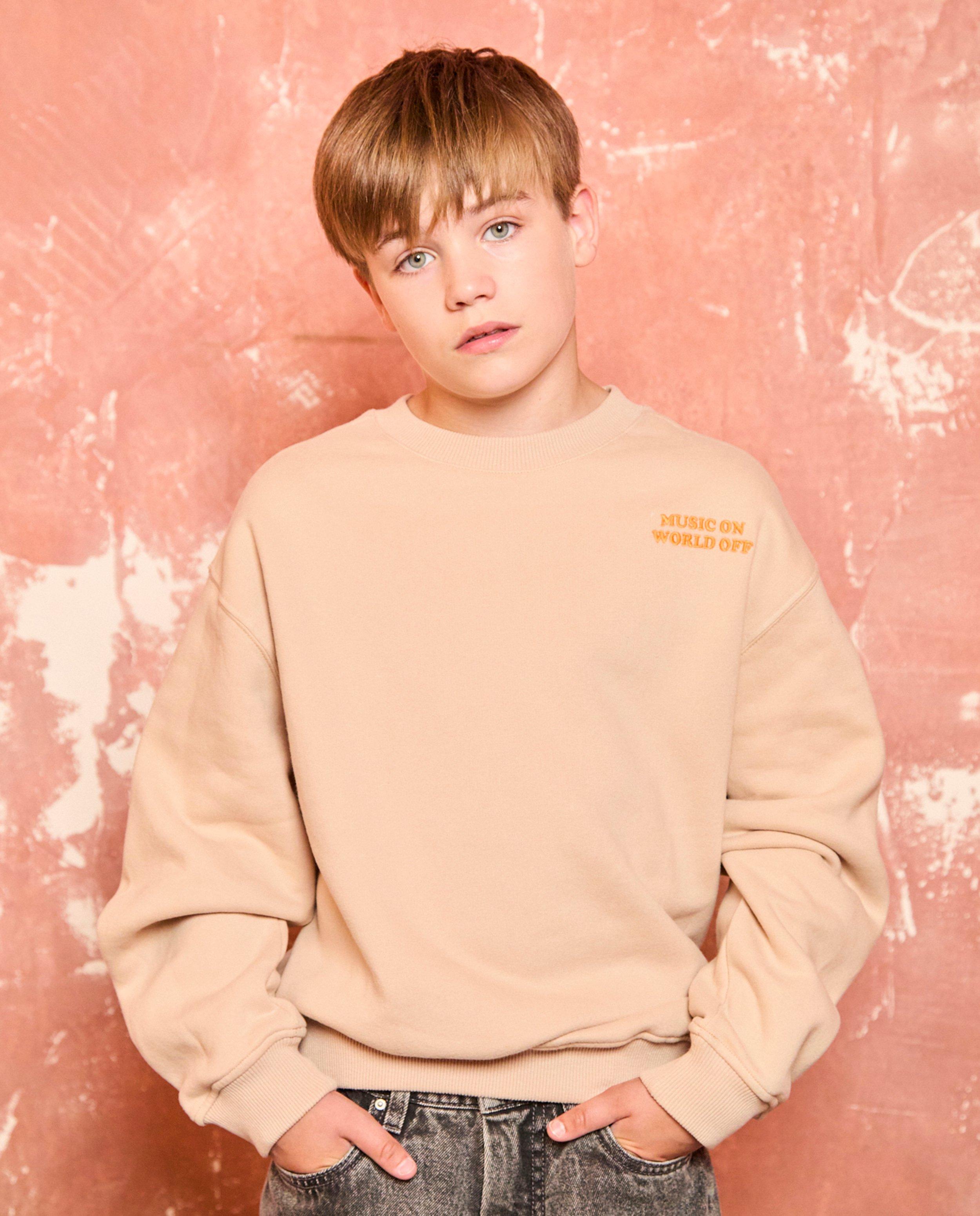 Sweater met opschrift, 6-14 jaar - null - milo