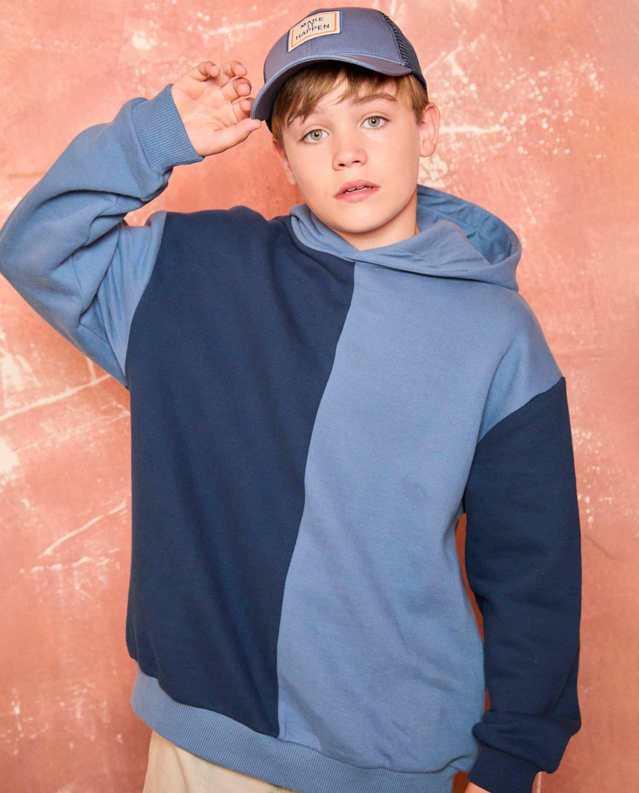 Hoodie met color block, 6-14 jaar - Product Detail - blauw - afbeelding nummer 3