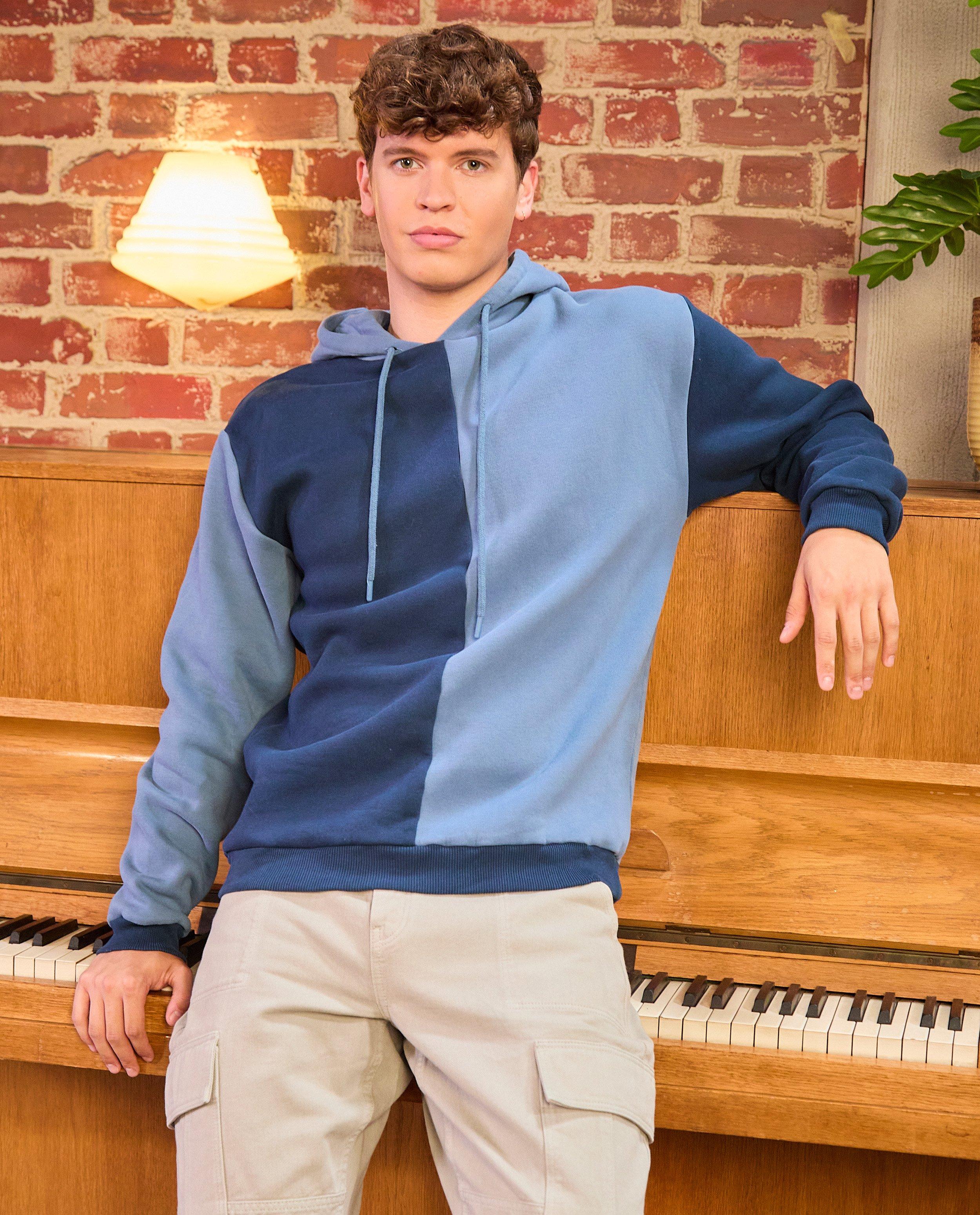 Hoodie met color block, 6-14 jaar - Product Detail - blauw - afbeelding nummer 4