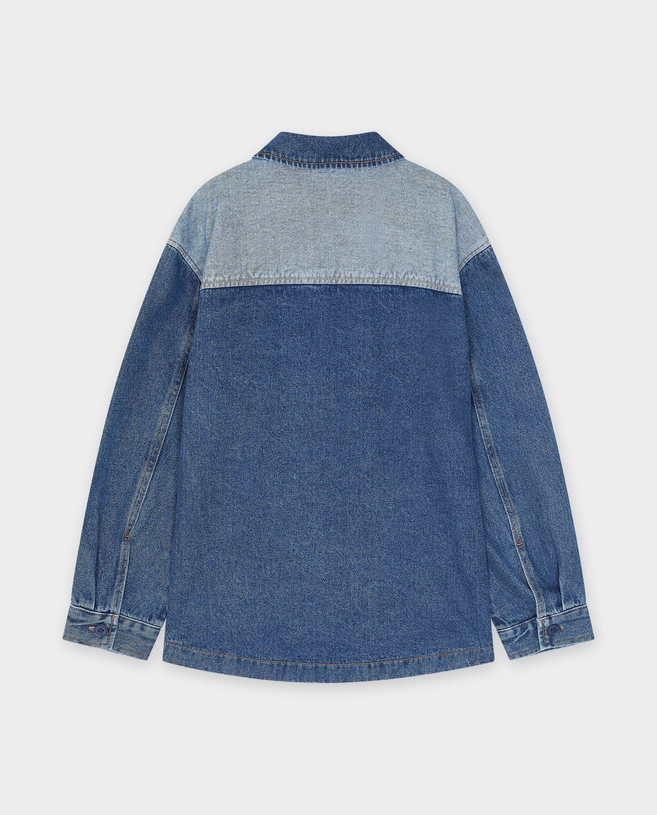 Chemises - Chemise en jeans à color block, 6-14 ans