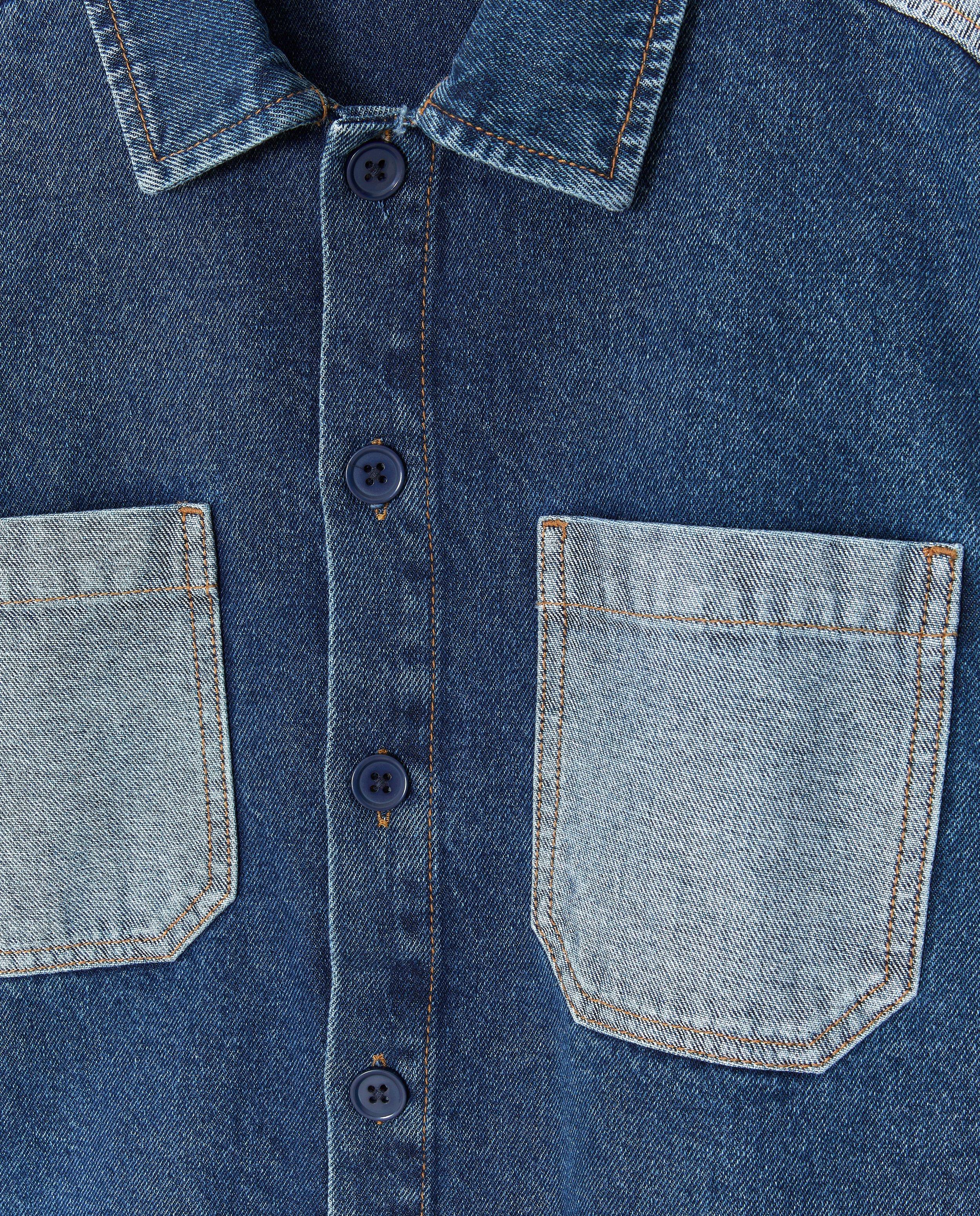 Chemises - Chemise en jeans à color block, 6-14 ans