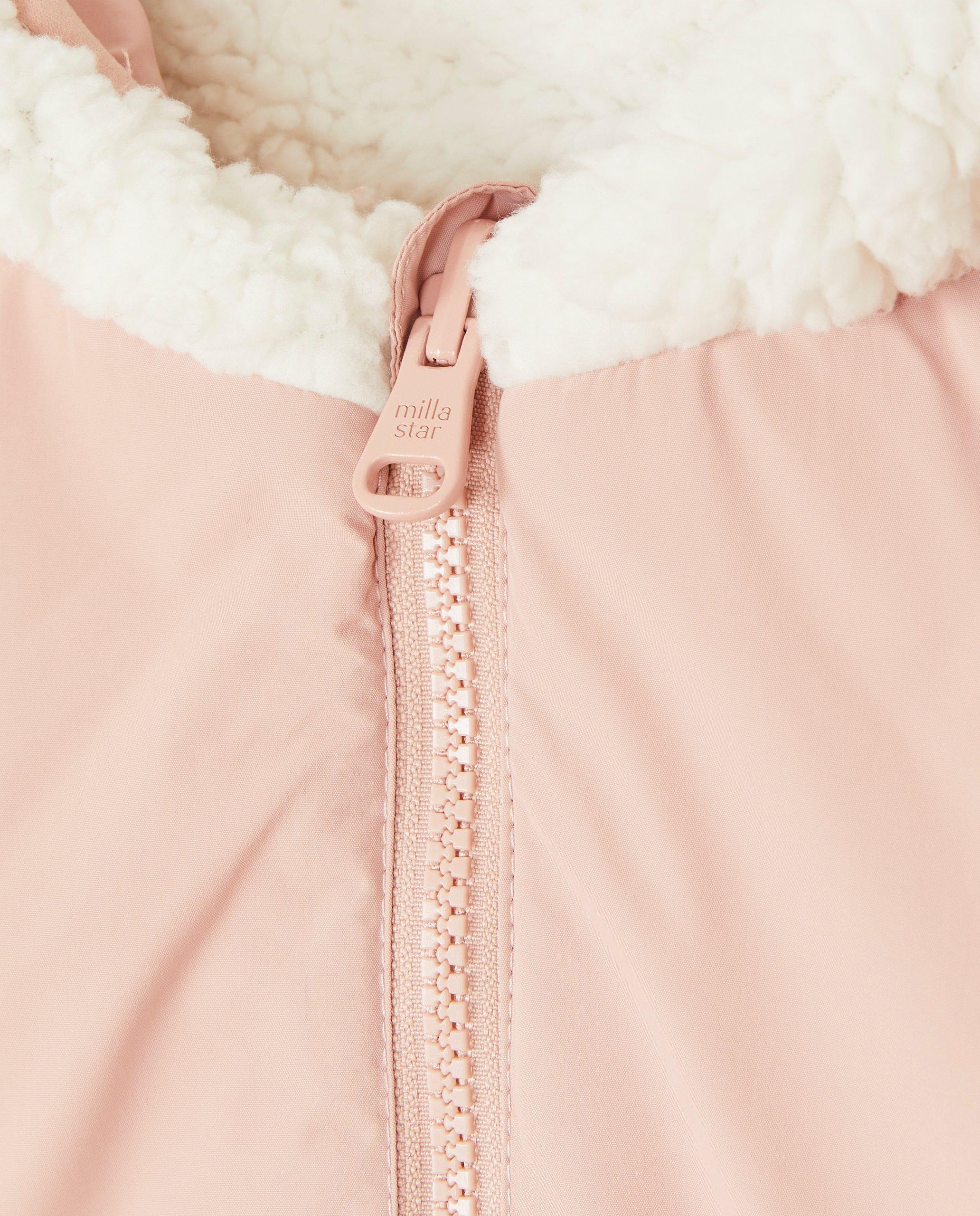 Poncho's en teddy's - Omkeerbare jas met teddy