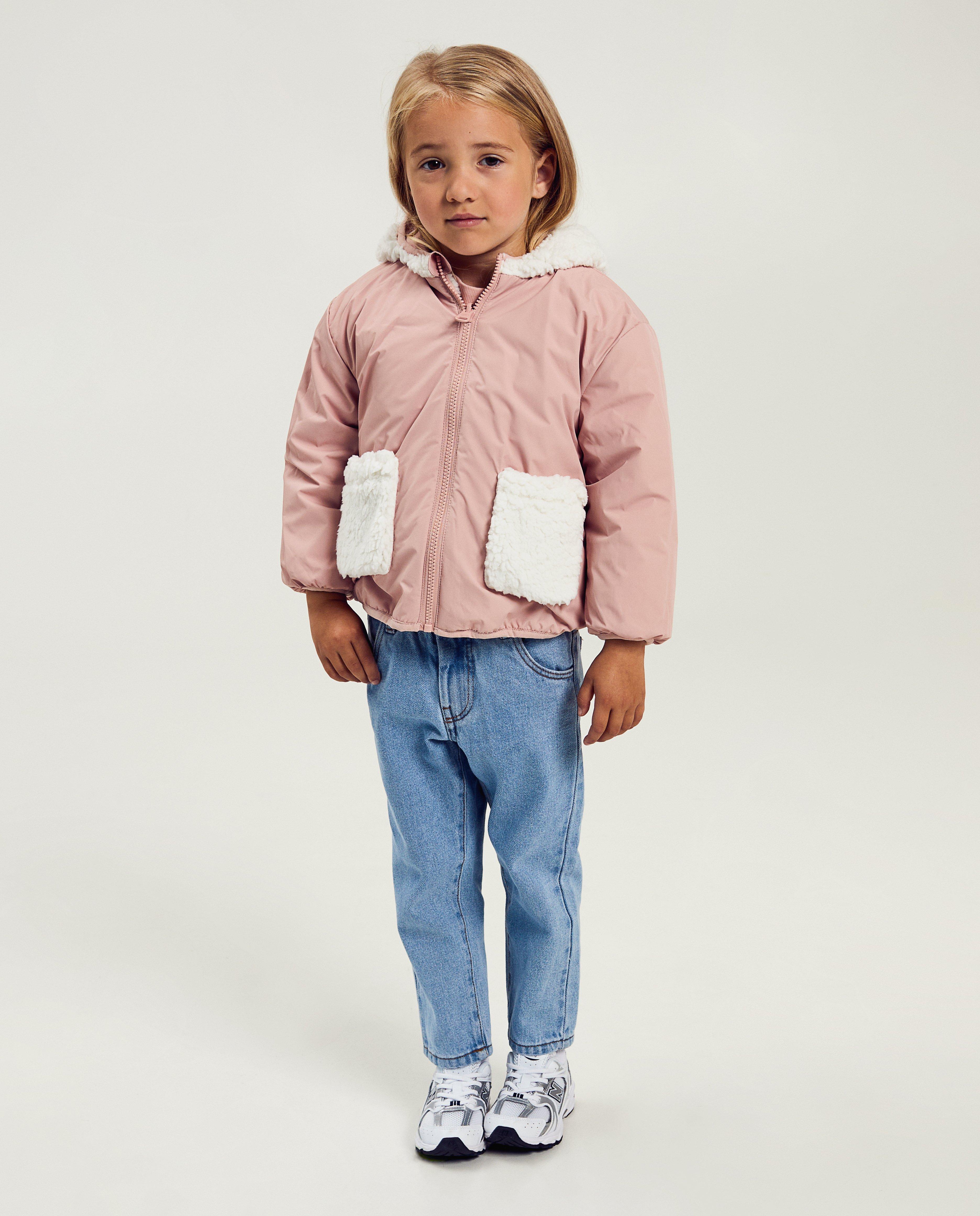 Poncho's en teddy's - Omkeerbare jas met teddy