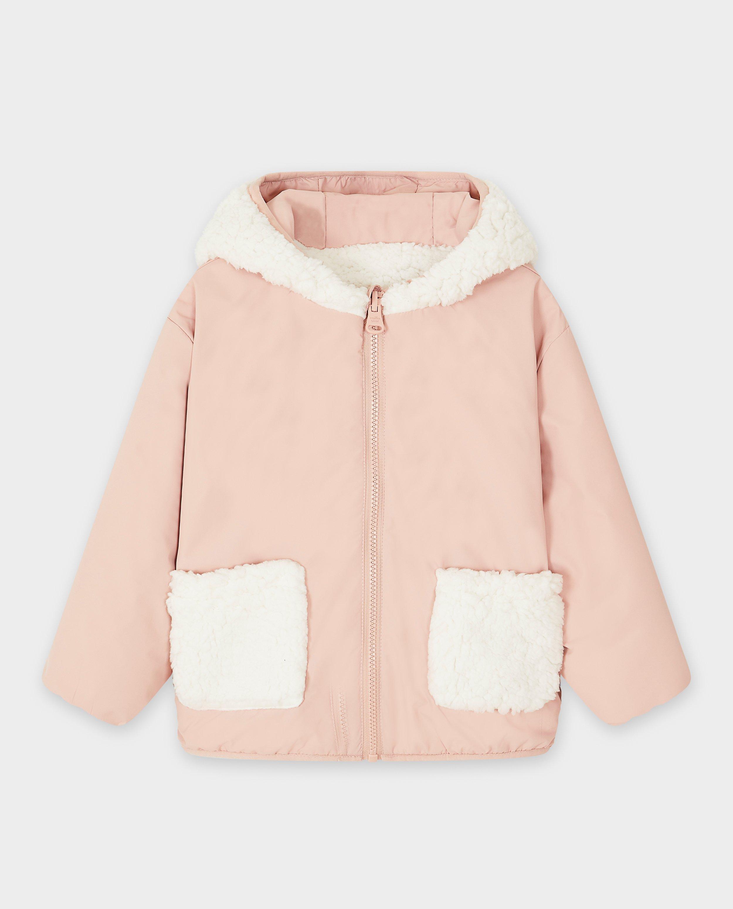 Poncho's en teddy's - Omkeerbare jas met teddy
